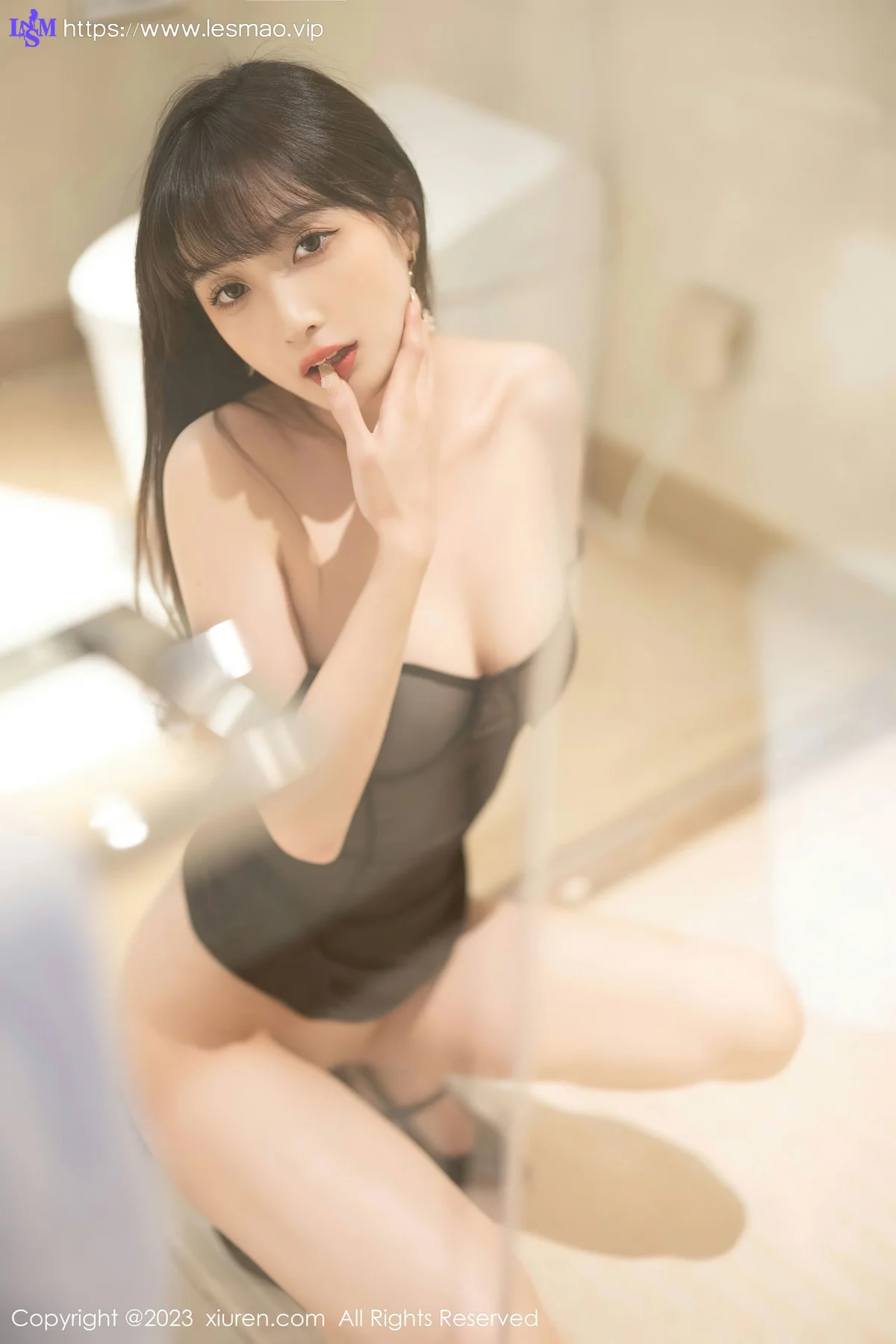 XiuRen 秀人 No.6953 林星阑 绿色旗袍性感写真3 - 67