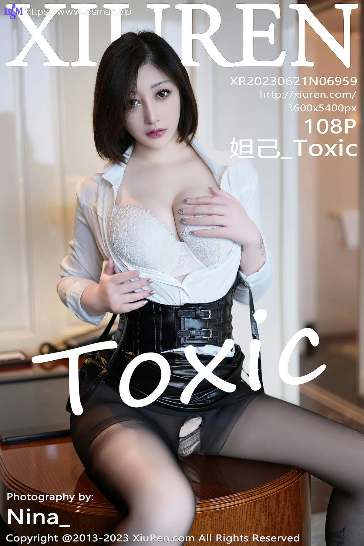 XiuRen 秀人 No.6959 妲己_Toxic 白色蕾丝内衣性感写真1 - 109