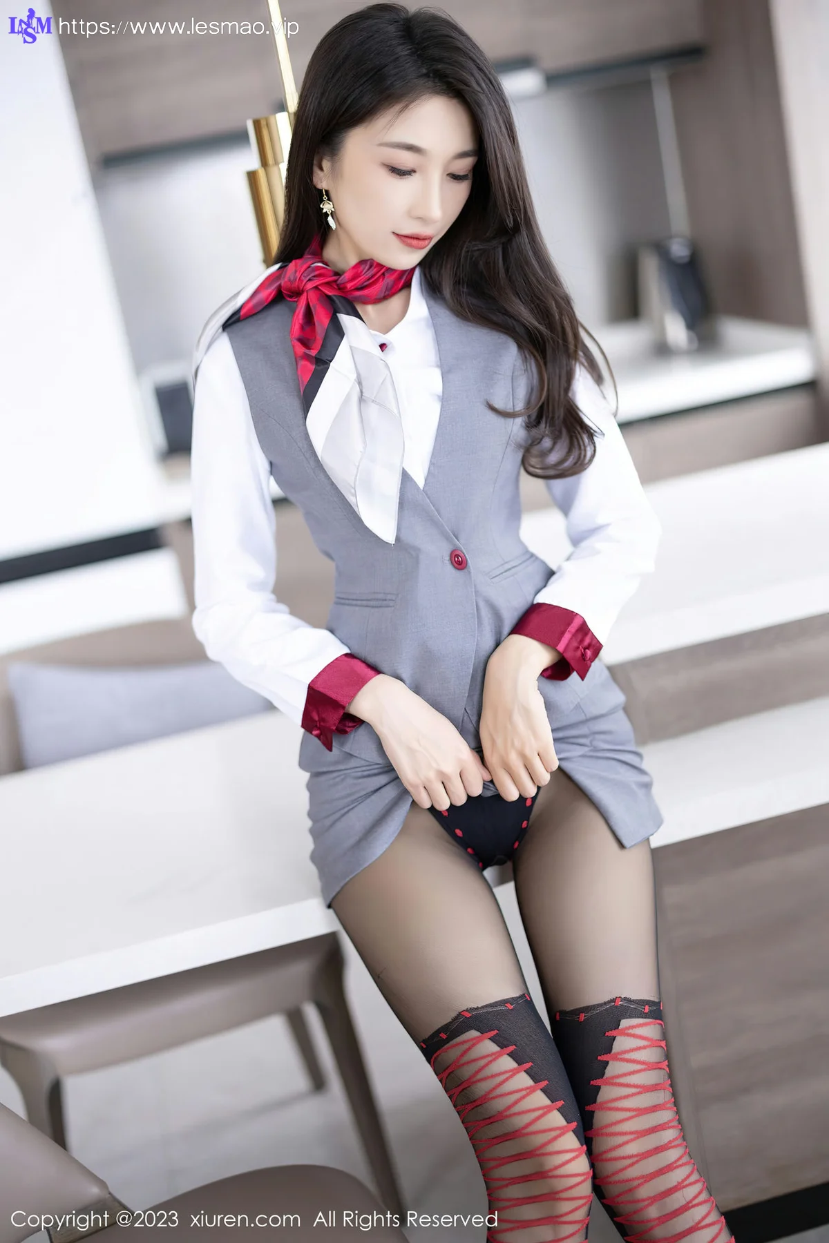 XiuRen 秀人 No.6967 林乐一 轻透连体衣性感写真33 - 17