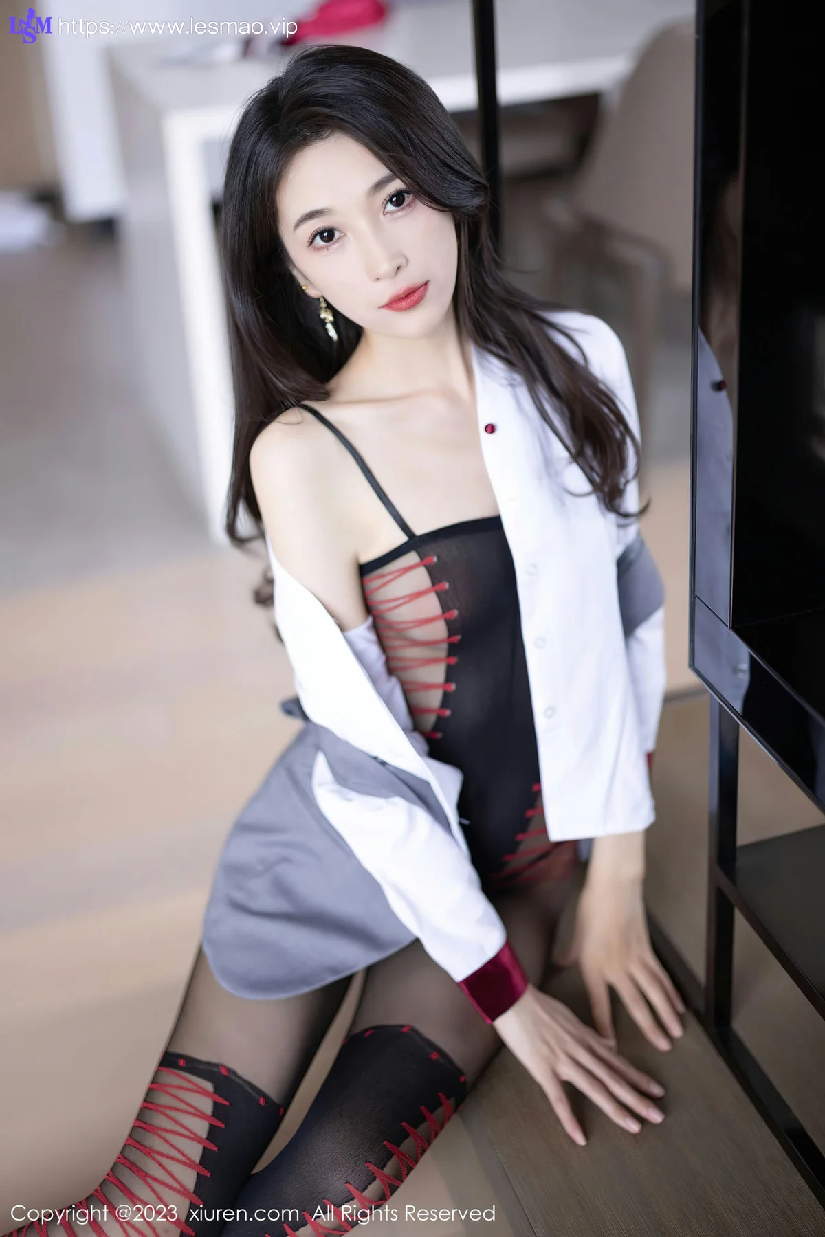 XiuRen 秀人 No.6967 林乐一 轻透连体衣性感写真33 - 42