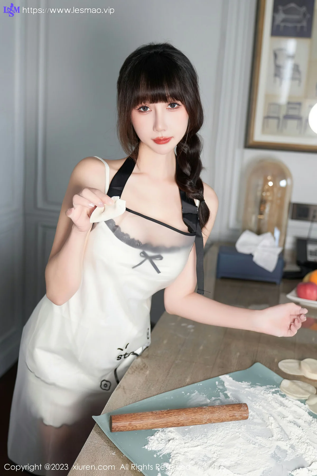 XiuRen 秀人 No.6975 波巧酱 主题《女友的早餐》性感写真 - 59