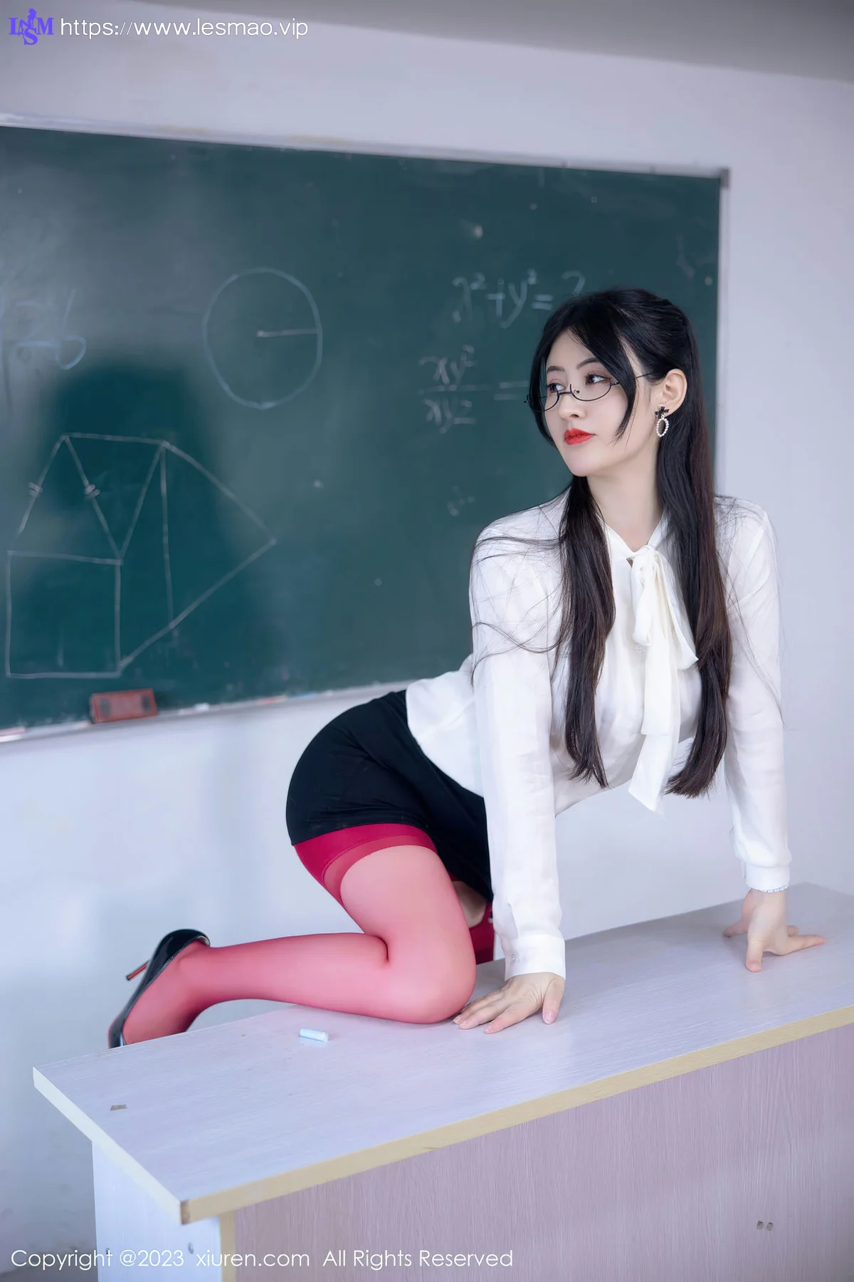XiuRen 秀人 No.6980 诗诗kiki 教师角色扮演性感写真2 - 12