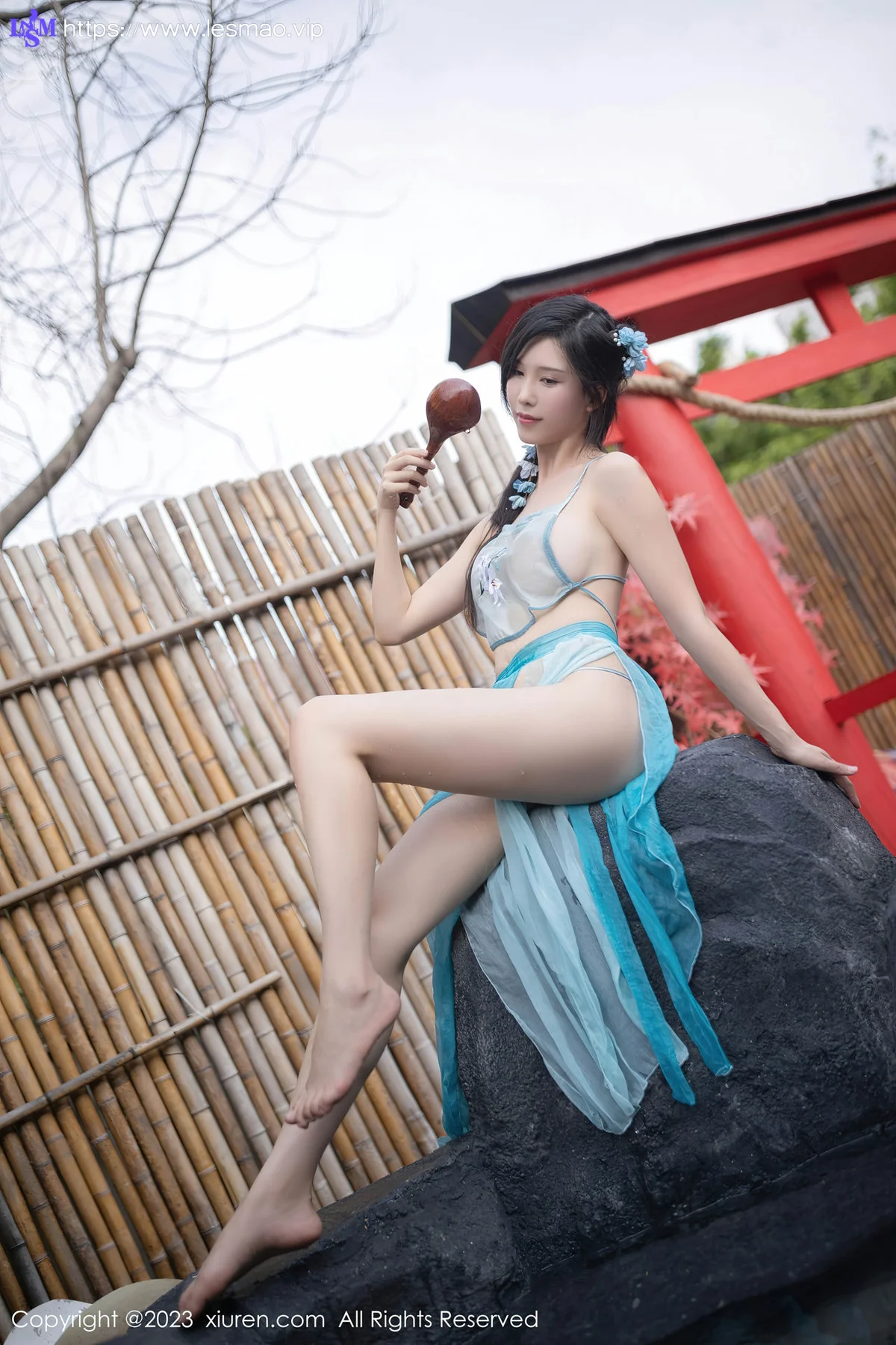 XiuRen 秀人 No.6991 利世 浅蓝色古装33 - 36