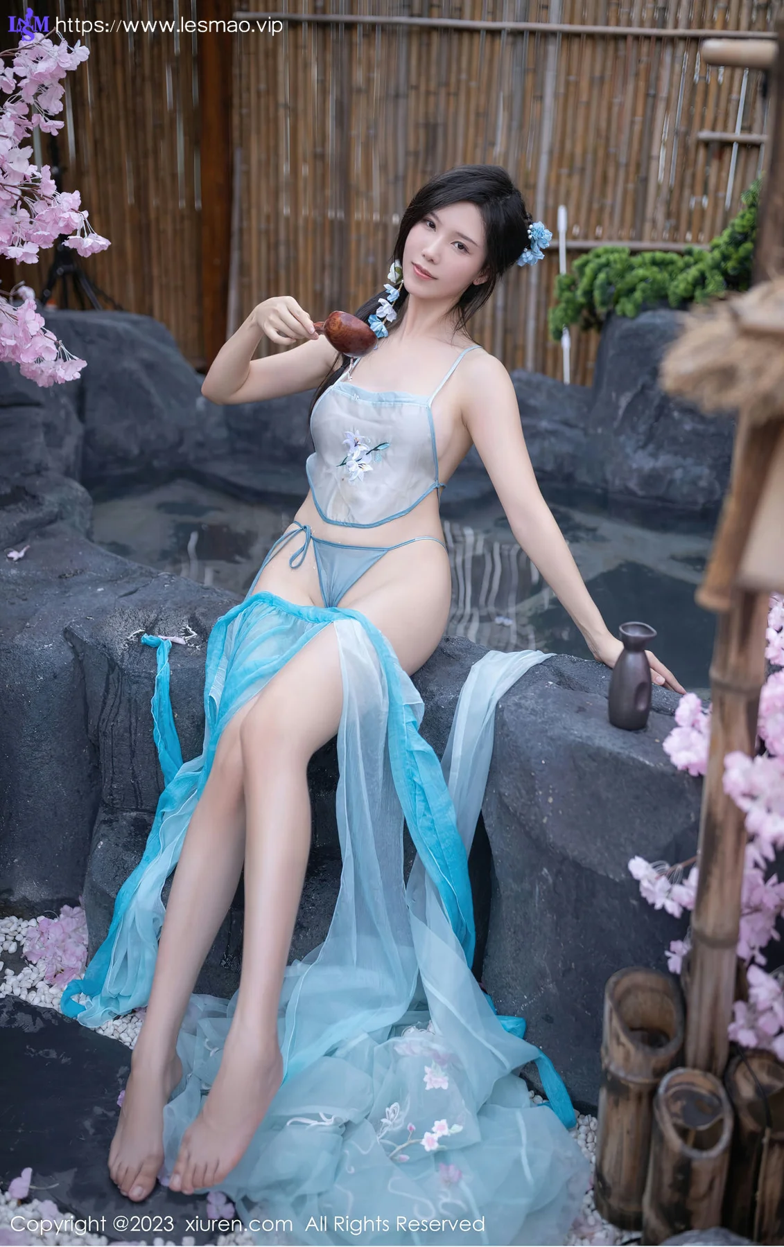 XiuRen 秀人 No.6991 利世 浅蓝色古装33 - 44