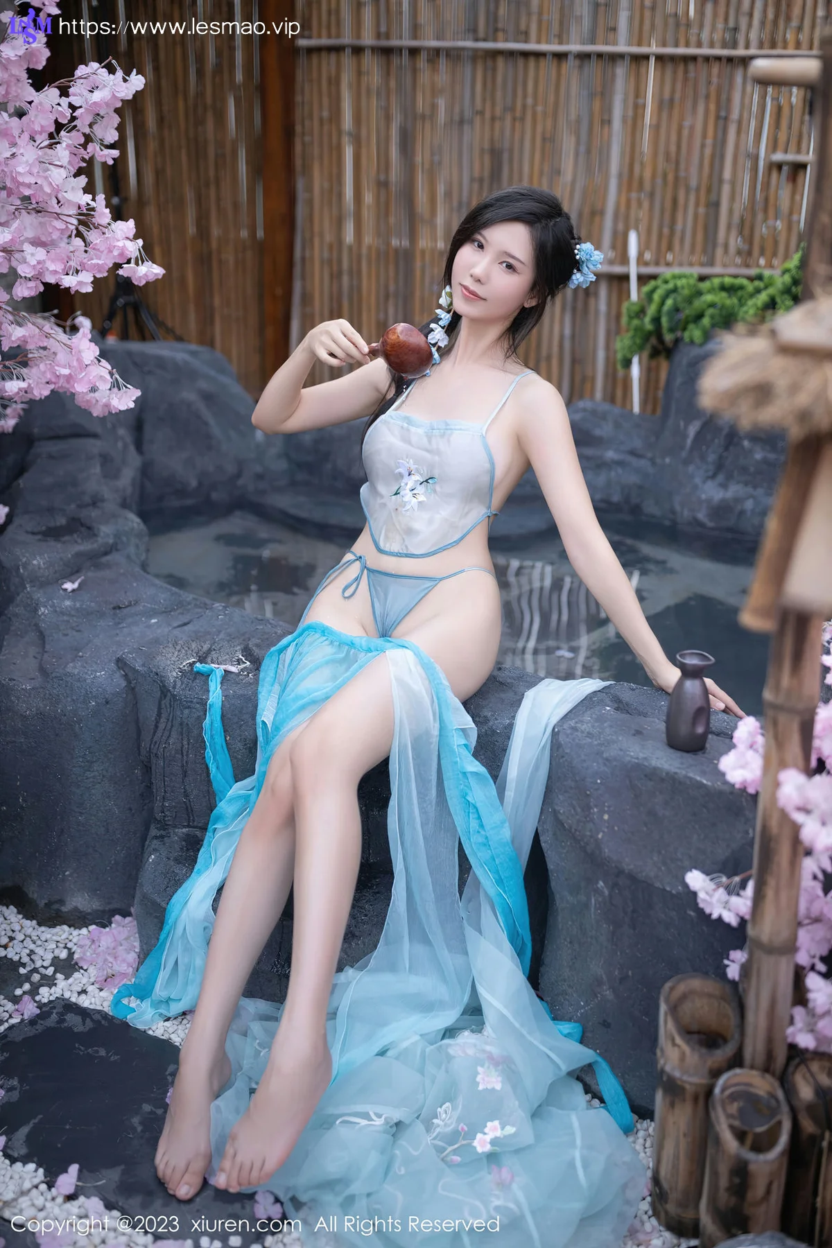 XiuRen 秀人 No.6991 利世 浅蓝色古装33 - 45