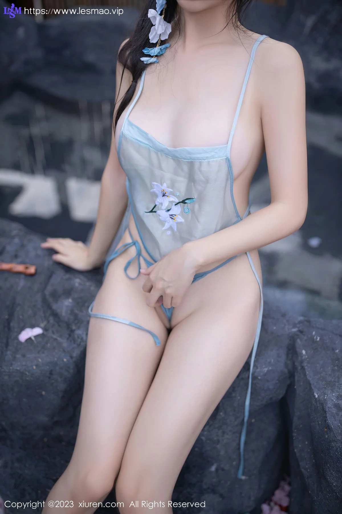 XiuRen 秀人 No.6991 利世 浅蓝色古装33 - 57