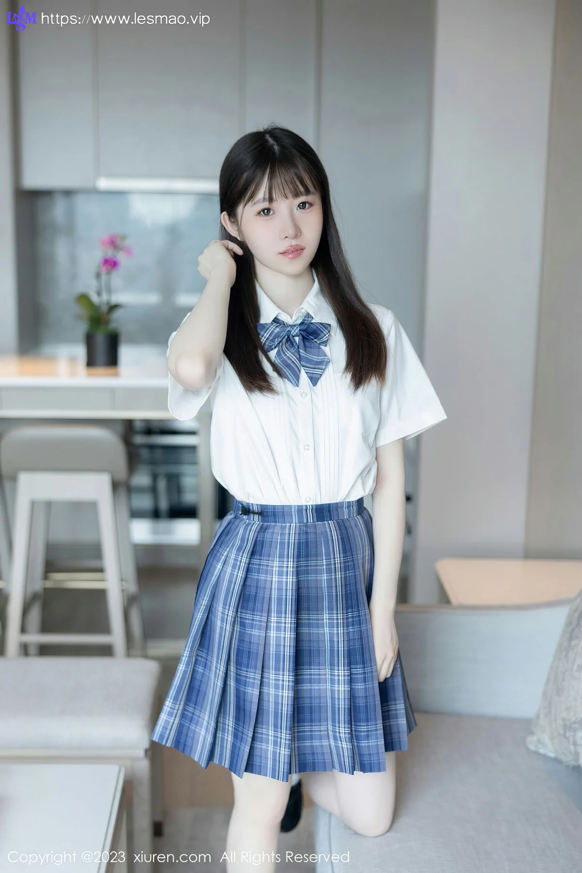 XiuRen 秀人 No.6993 林悠悠 jk短裙首套写真111 - 2