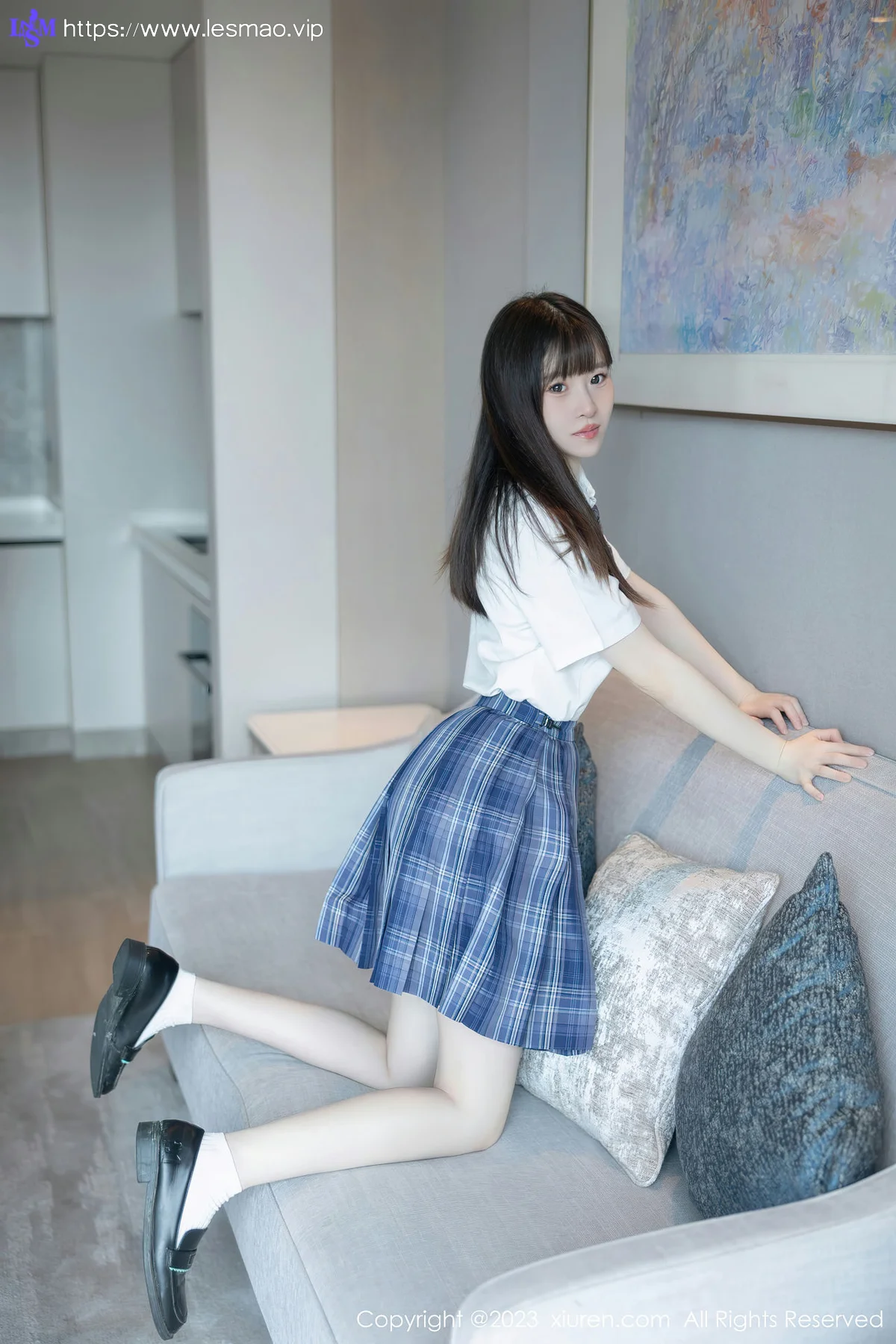 XiuRen 秀人 No.6993 林悠悠 jk短裙首套写真111 - 11