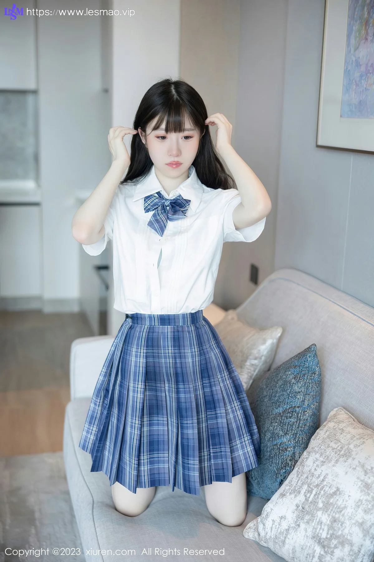 XiuRen 秀人 No.6993 林悠悠 jk短裙首套写真111 - 29