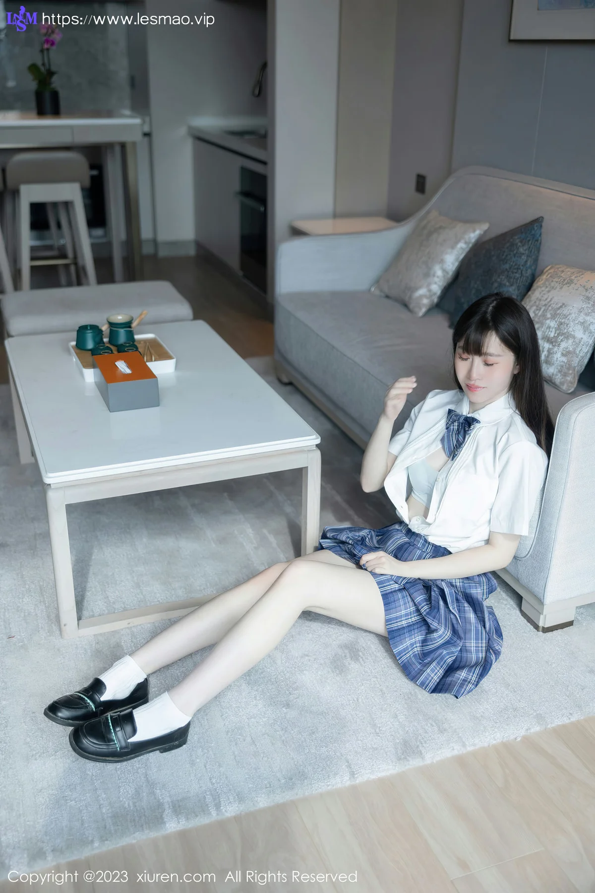 XiuRen 秀人 No.6993 林悠悠 jk短裙首套写真111 - 46