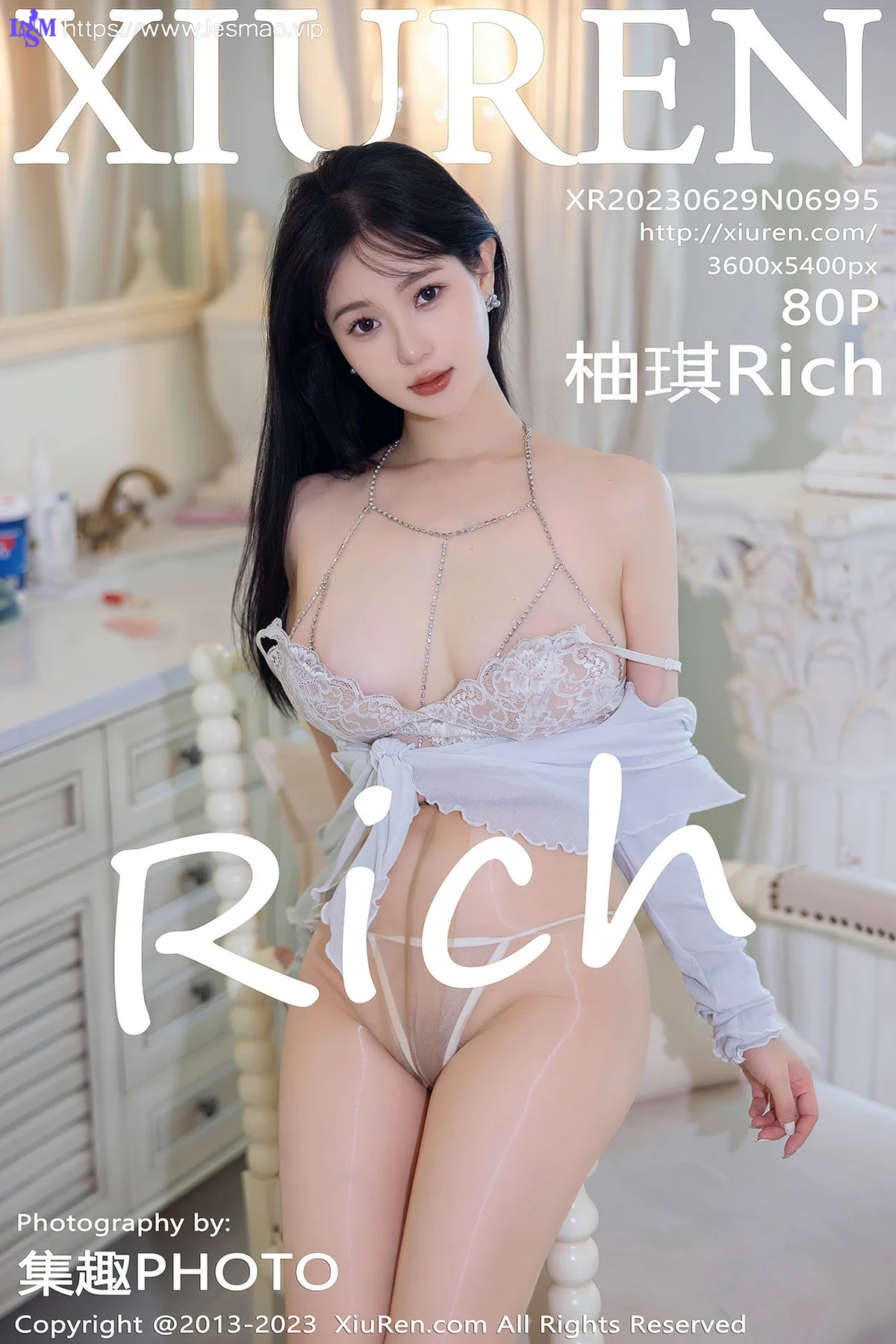XiuRen 秀人 No.6995 柚琪Rich 诱人原色丝袜性感写真1 - 81