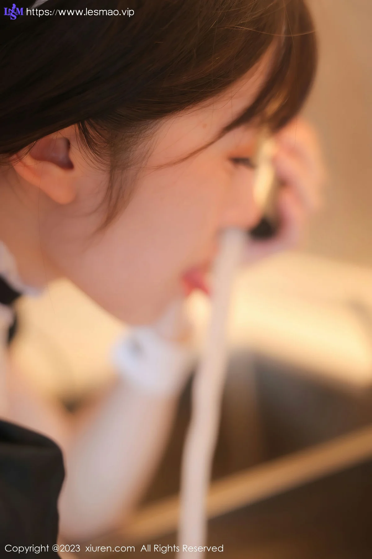 XiuRen 秀人 No.7034 林悠悠 黑色女仆性感写真 - 25