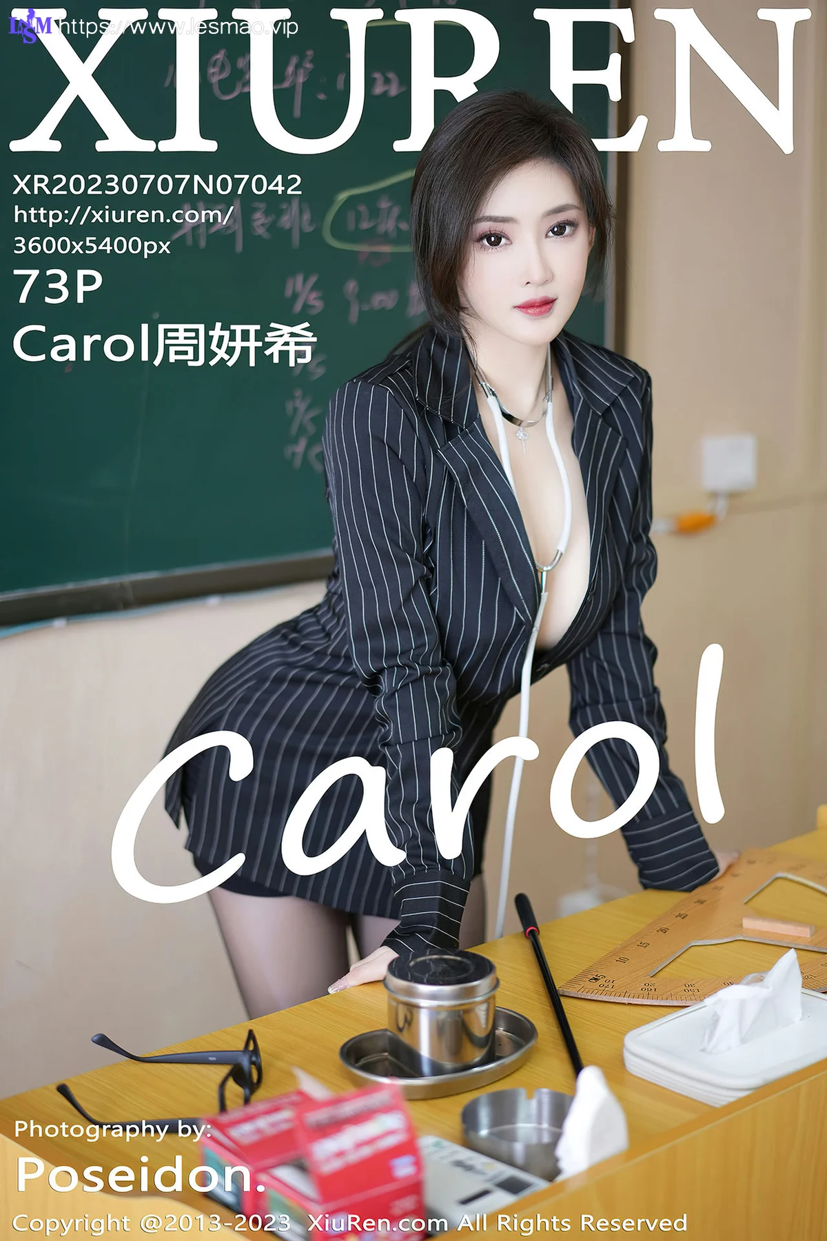XiuRen 秀人 No.7042 Carol周妍希 教室写真性感写真 - 74