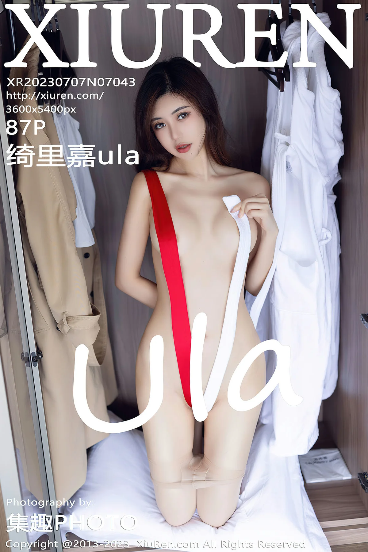 XiuRen 秀人 No.7043 绮里嘉ula 红色睡裙性感写真33 - 88