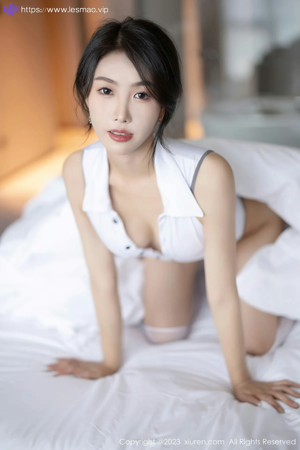 XiuRen 秀人 No.7053 苏苏阿 白色高开叉性感写真22 - 63