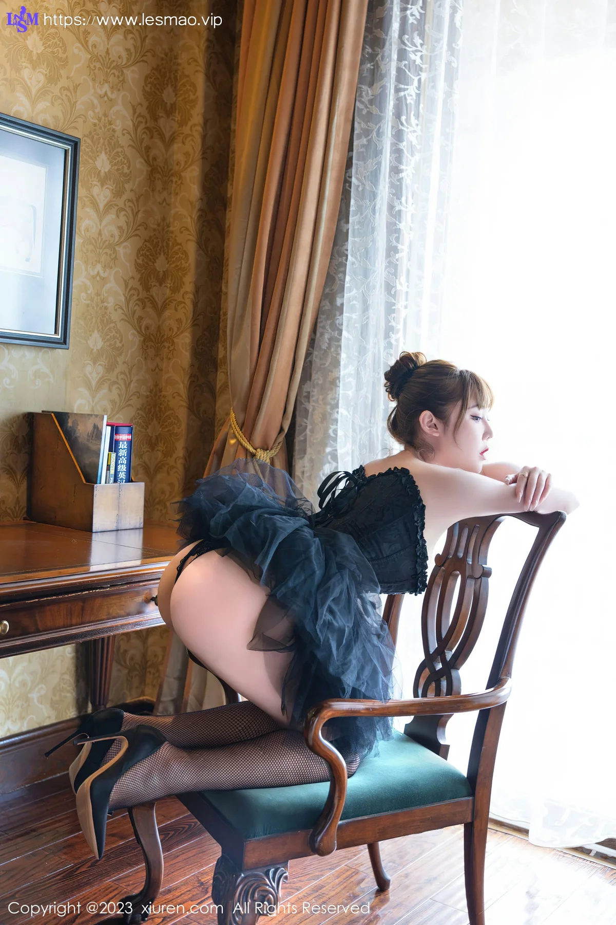 XiuRen 秀人 No.7057 萌汉药baby 黑色舞裙性感写真33 - 14