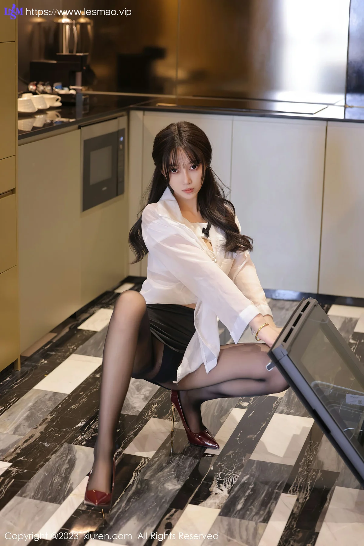 XiuRen 秀人 No.7060 玥儿玥er 魅惑黑丝性感写真33 - 11