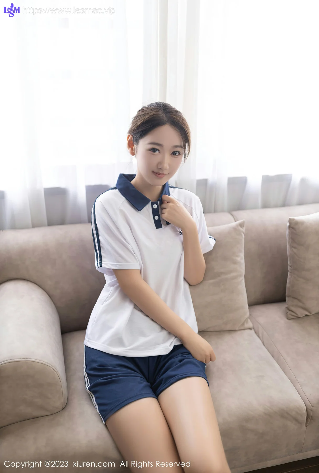 XiuRen 秀人 No.7091 唐安琪 白色学妹性感写真111 - 1