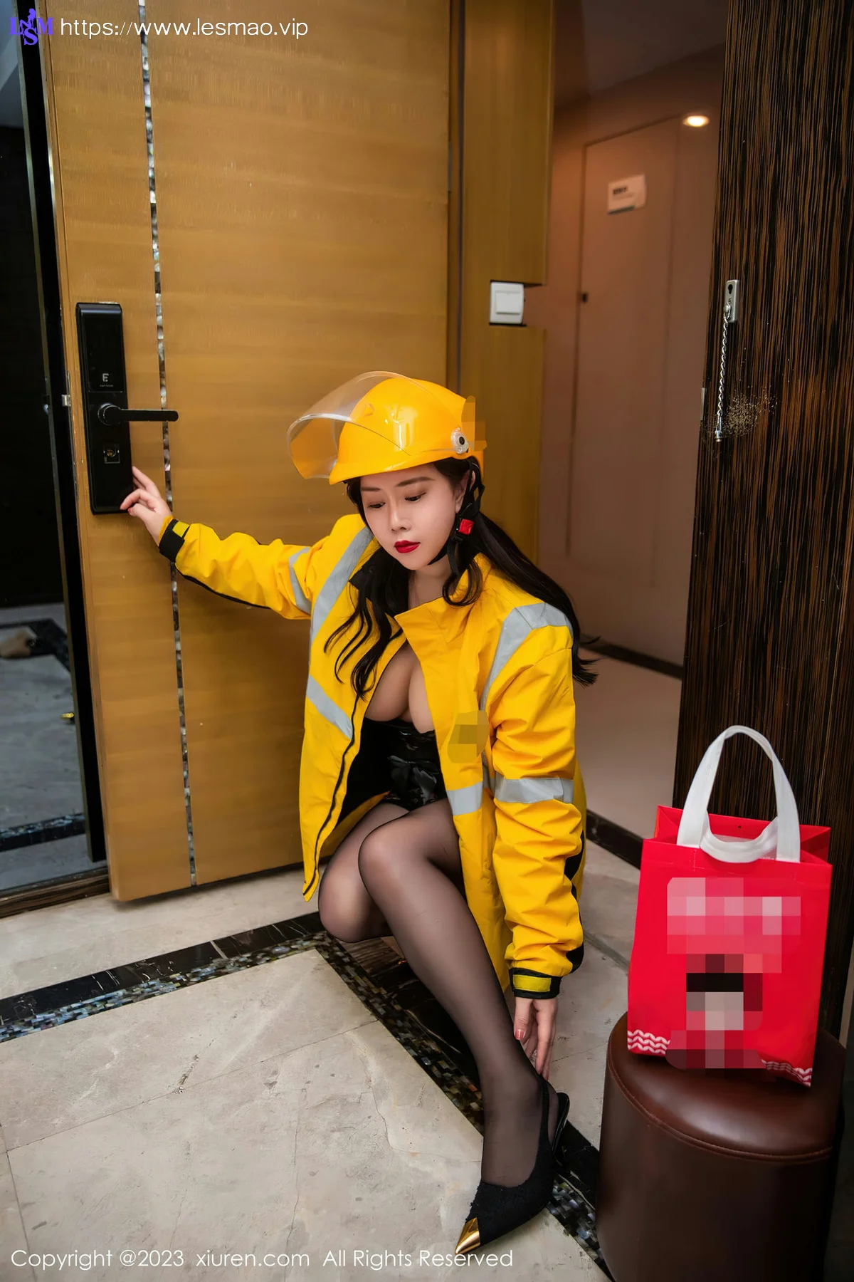 XiuRen 秀人 No.7093 王婉悠Queen 外卖员装扮性感写真2 - 21