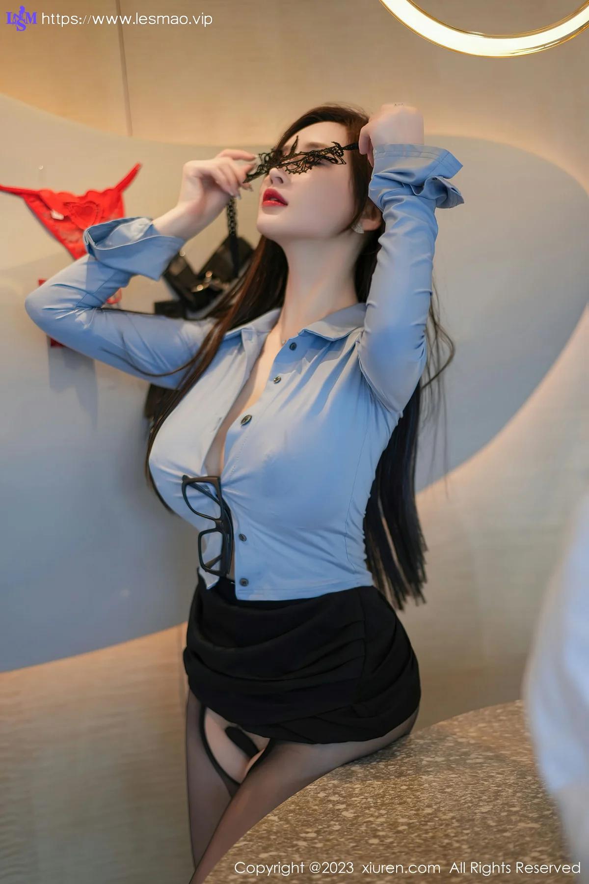 XiuRen 秀人 No.7095 Carol周妍希 魅惑黑丝性感写真3 - 20