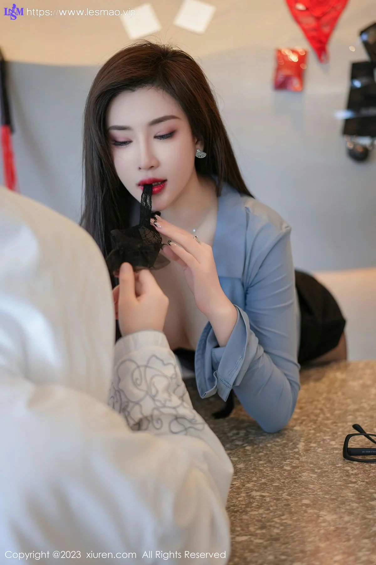 XiuRen 秀人 No.7095 Carol周妍希 魅惑黑丝性感写真3 - 28