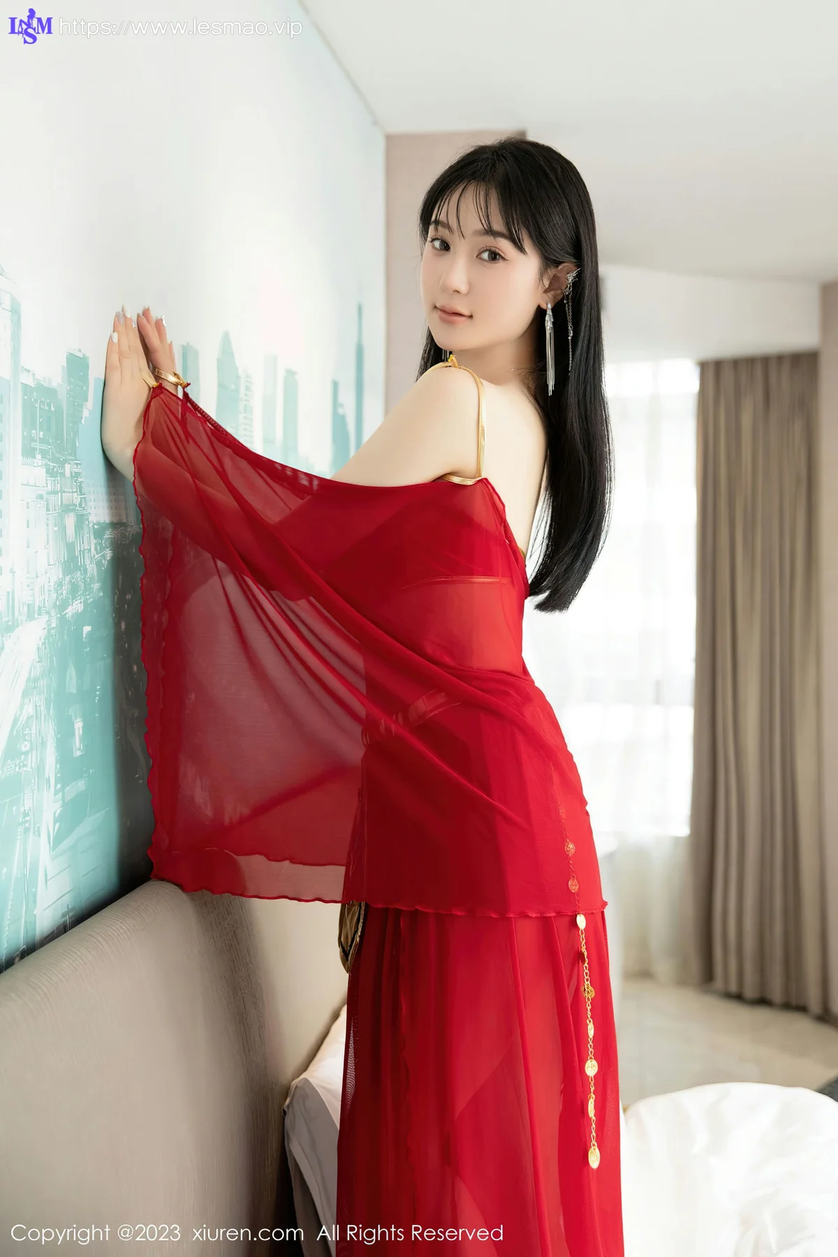XiuRen 秀人 No.7103 柚琪Rich 红色西域舞服性感写真 - 66
