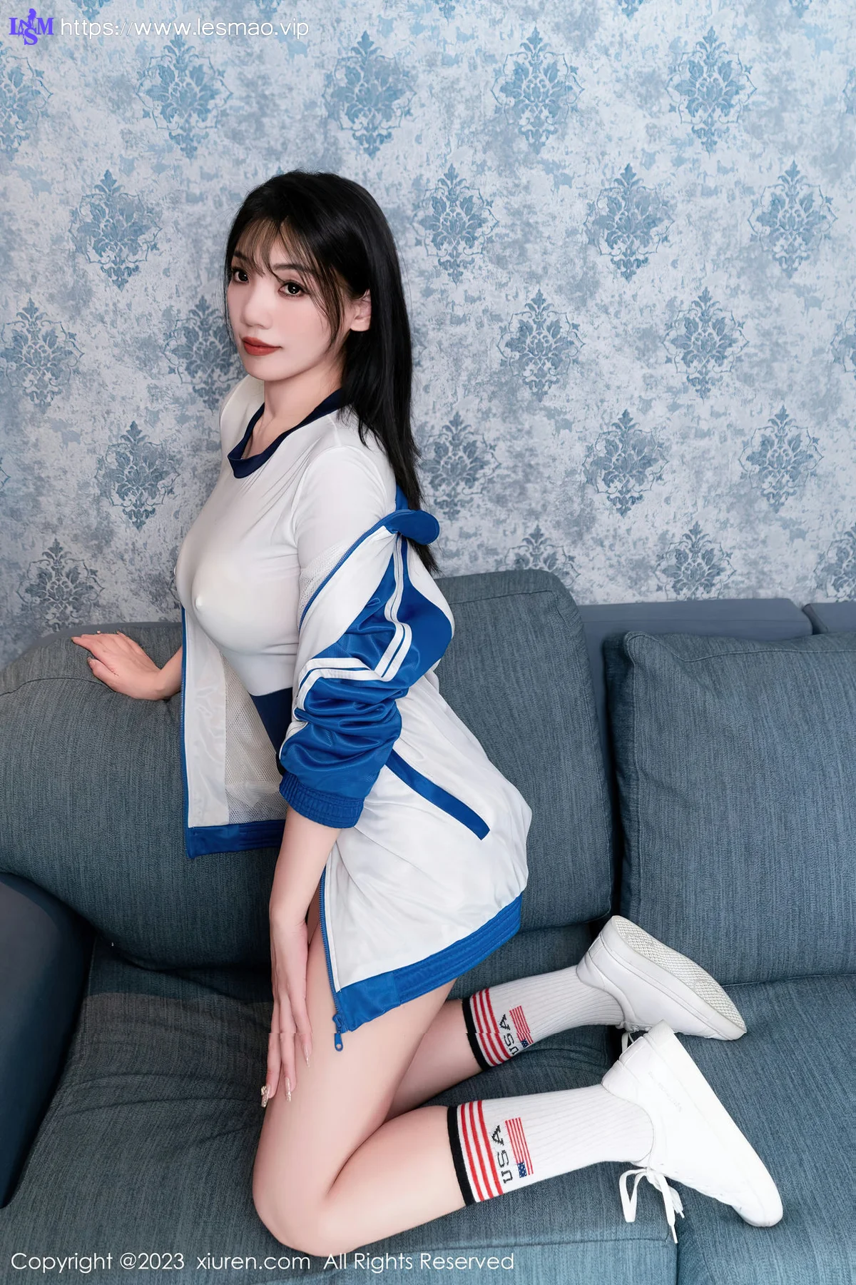 XiuRen 秀人 No.7106 小泡芙winna 窄边系列回归学生服3 - 13