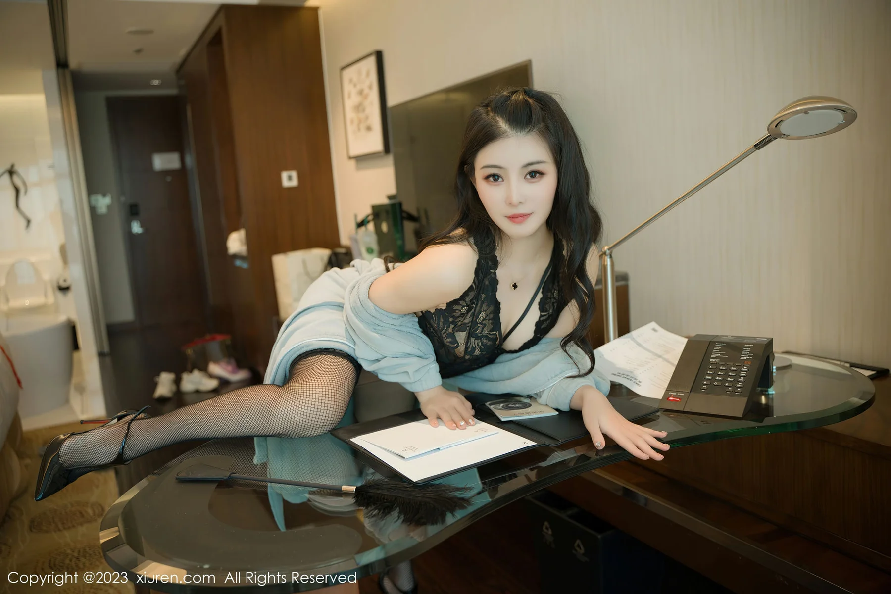 XiuRen 秀人 No.7107 柒喜小baby 蕾丝情趣性感写真 - 21