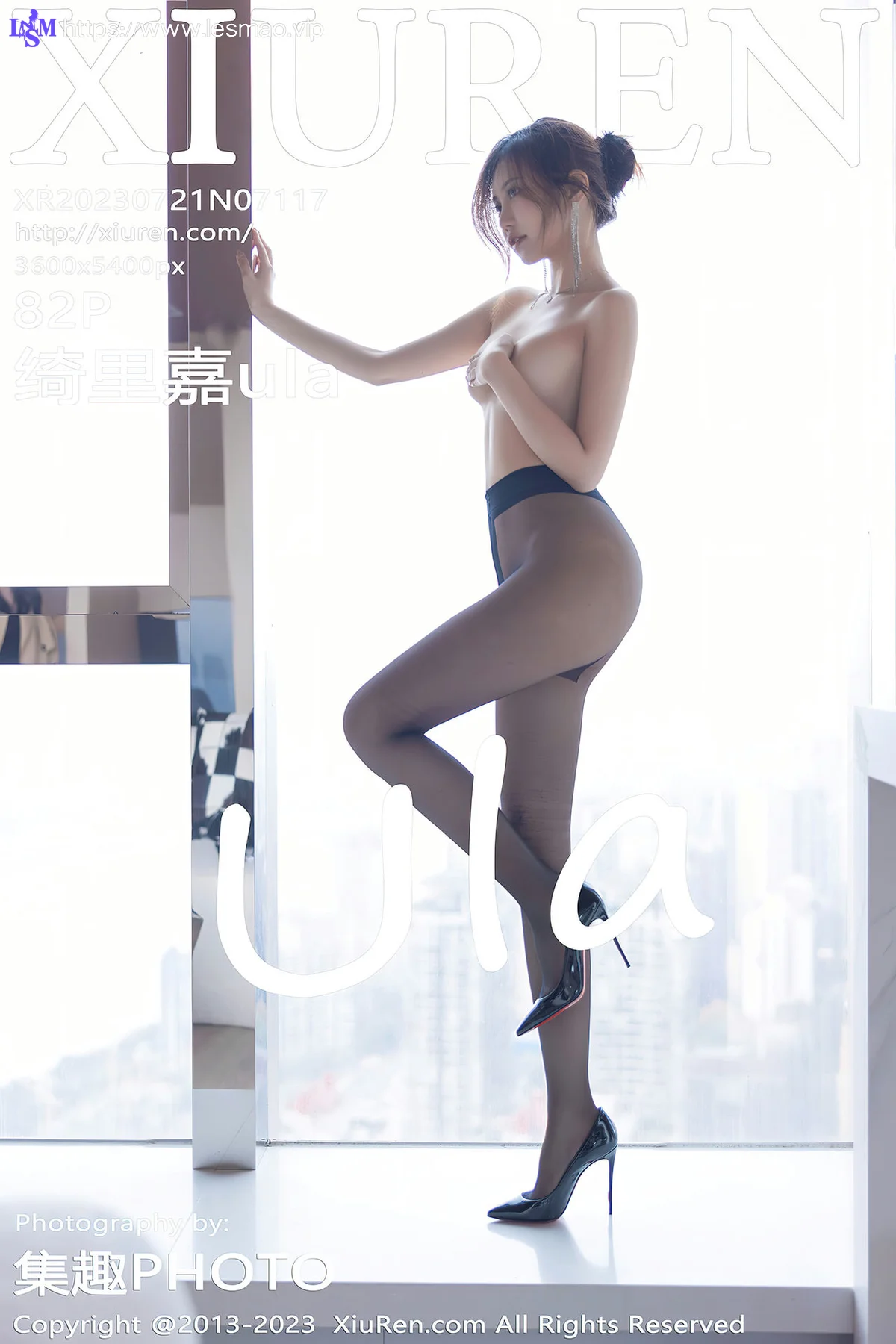 XiuRen 秀人 No.7117 绮里嘉ula 魅惑黑丝性感写真11 - 83