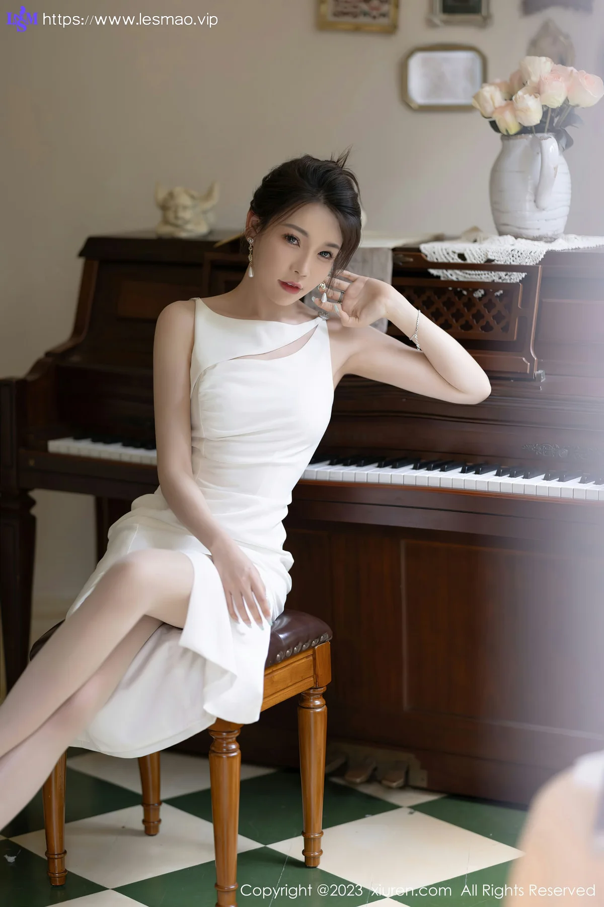 XiuRen 秀人 No.7155  徐莉芝Booty 白色蕾丝性感写真1 - 11