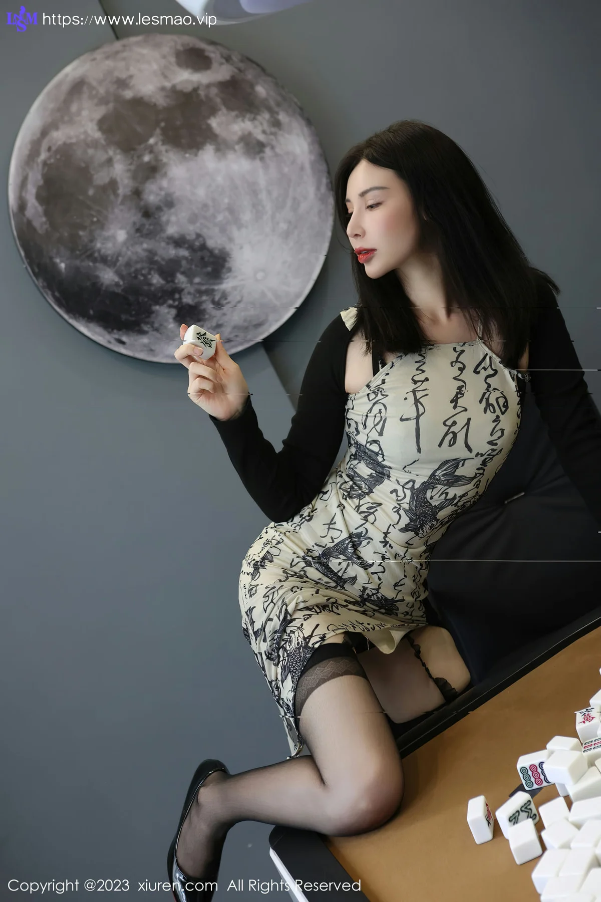 XiuRen 秀人 No.7178  曼柔 中国风连衣长裙性感写真 - 8