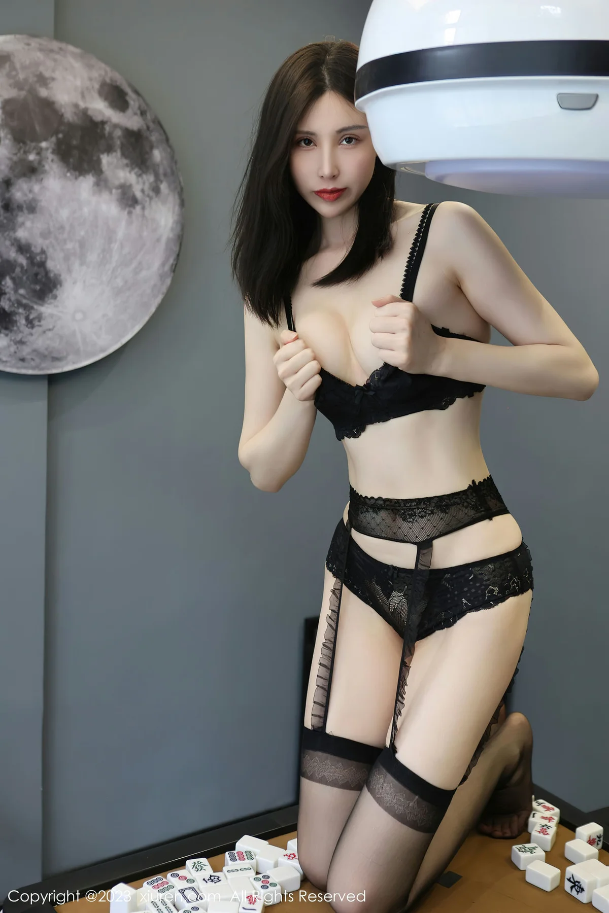 XiuRen 秀人 No.7178  曼柔 中国风连衣长裙性感写真 - 42