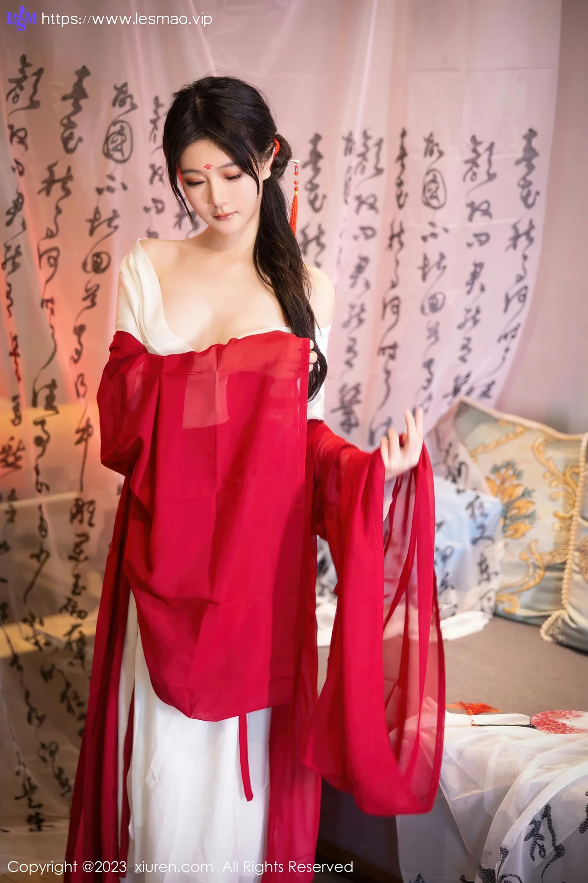 XiuRen 秀人 No.7192  幼幼 红色古装性感写真11 - 14