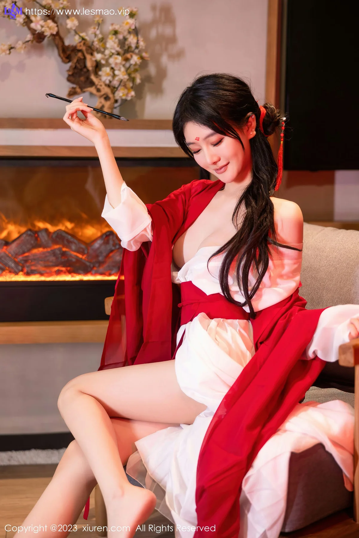 XiuRen 秀人 No.7192  幼幼 红色古装性感写真11 - 48