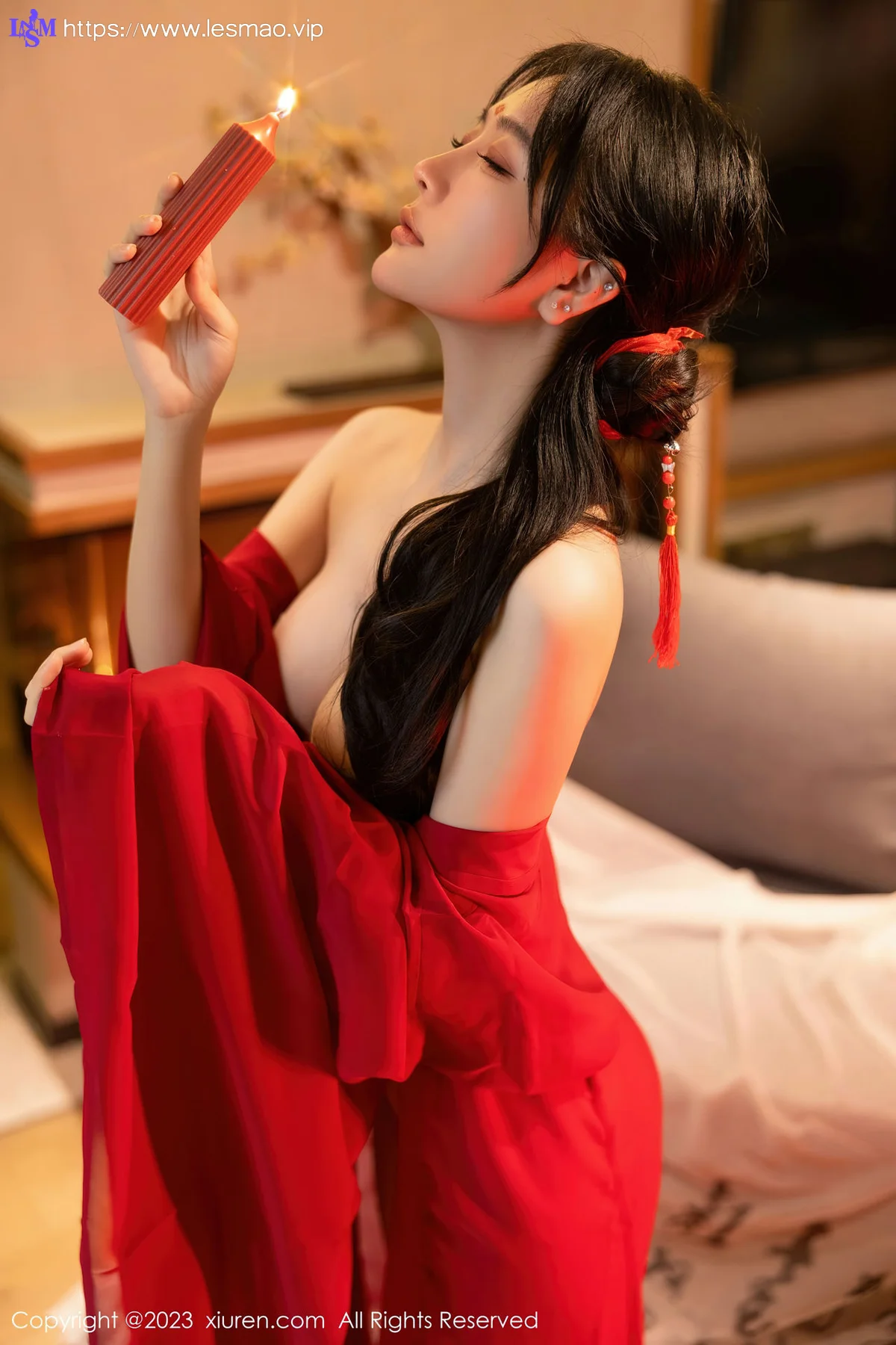 XiuRen 秀人 No.7192  幼幼 红色古装性感写真11 - 63