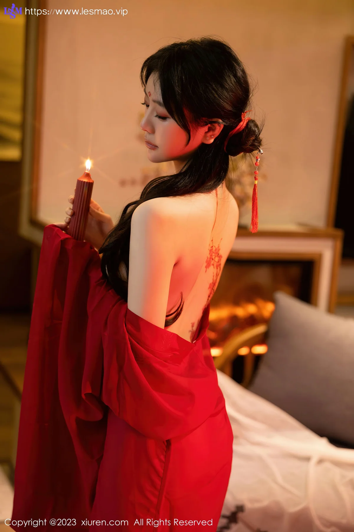 XiuRen 秀人 No.7192  幼幼 红色古装性感写真11 - 64