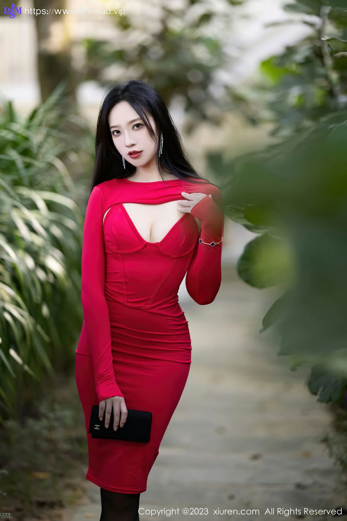 XiuRen 秀人 No.7194  郑颖姗Bev 红色蕾丝服饰性感写真3 - 23