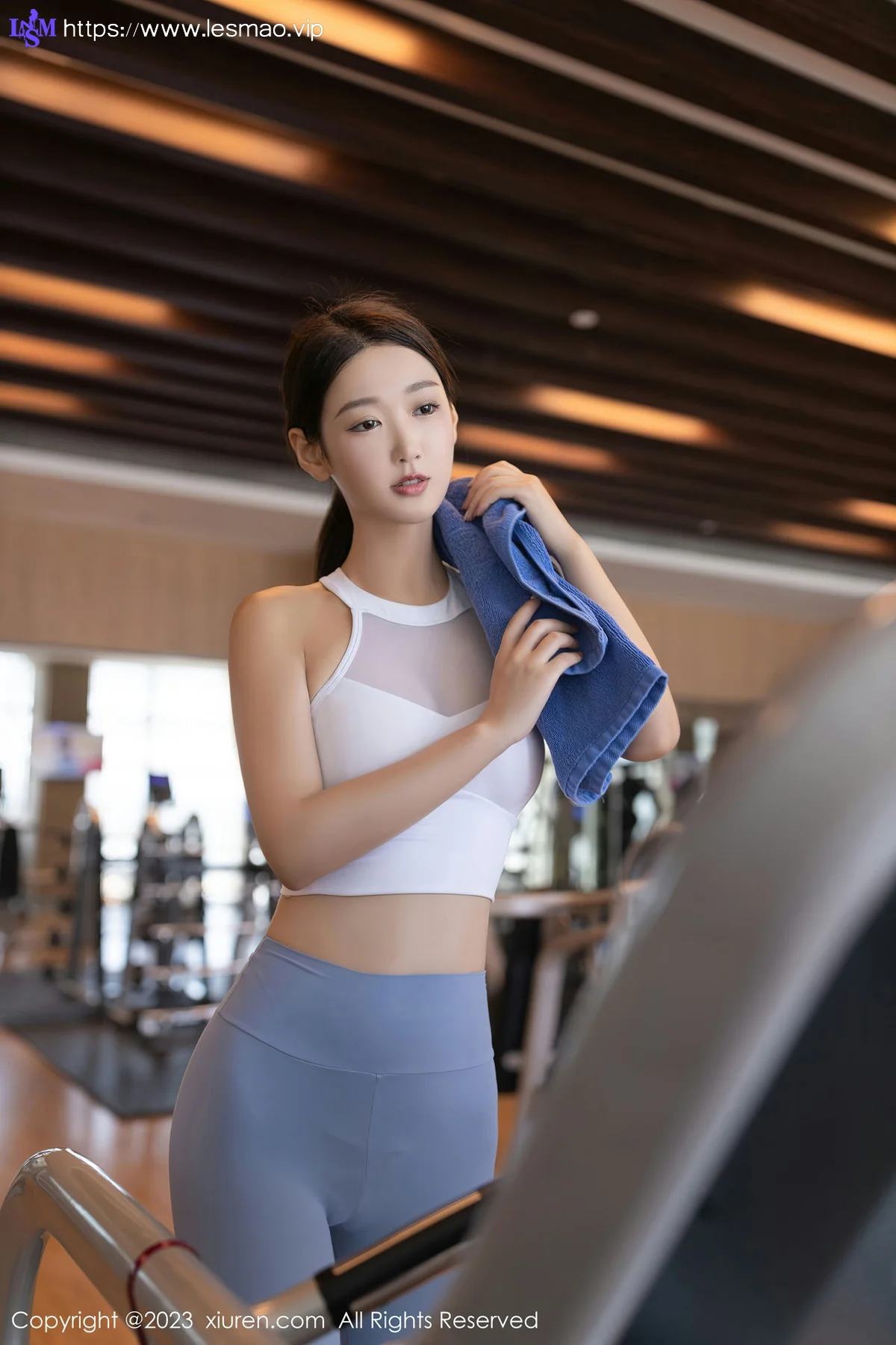 XiuRen 秀人 No.7197  唐安琪 瑜伽服健身场所拍摄澳门旅拍11 - 13