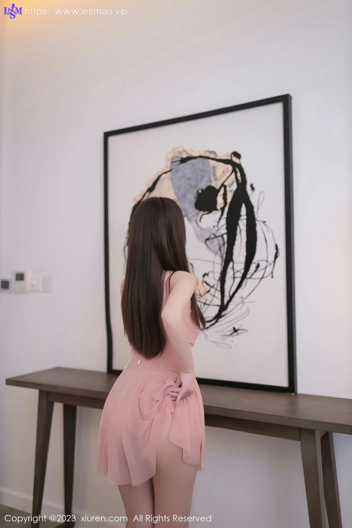 XiuRen 秀人 No.7206  杏子Yada 粉色睡裙性感写真2 - 12