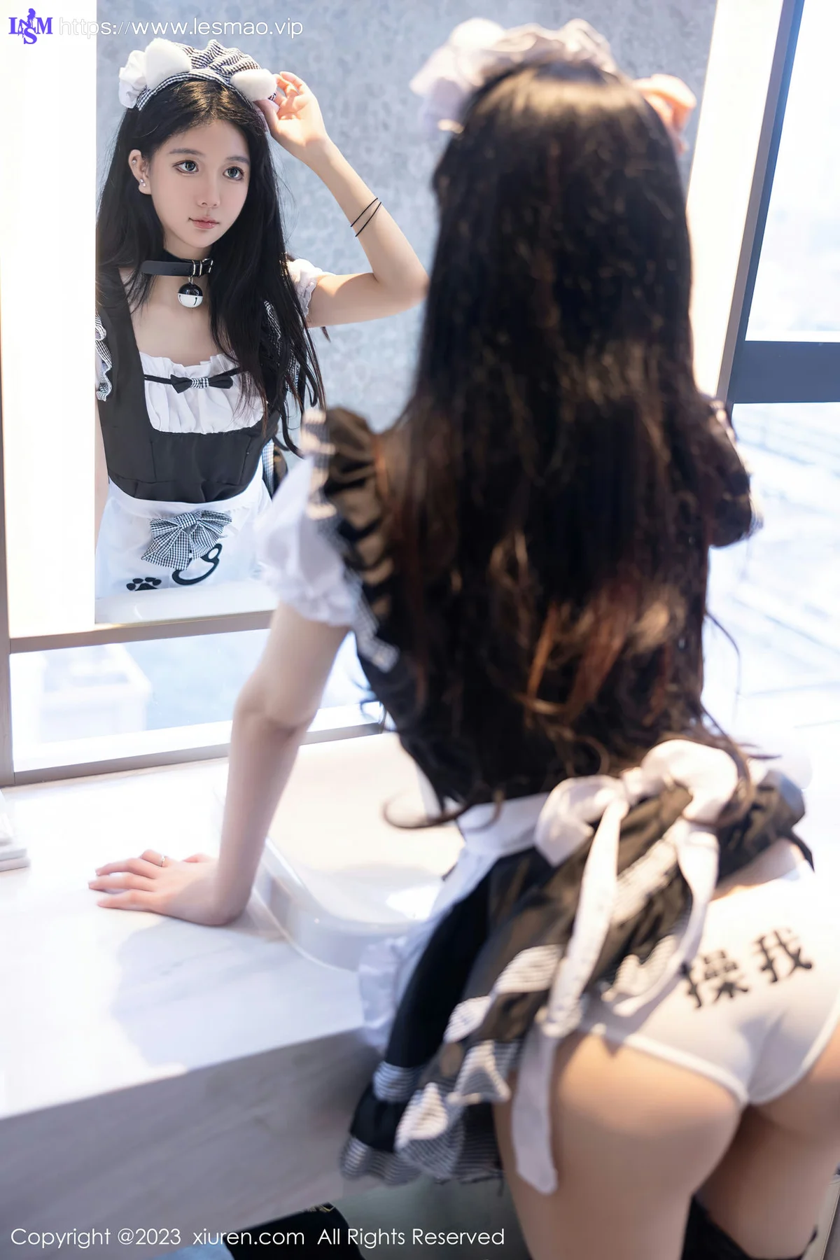 XiuRen 秀人 No.7237  幼幼 白黑色女仆性感写真111 - 15