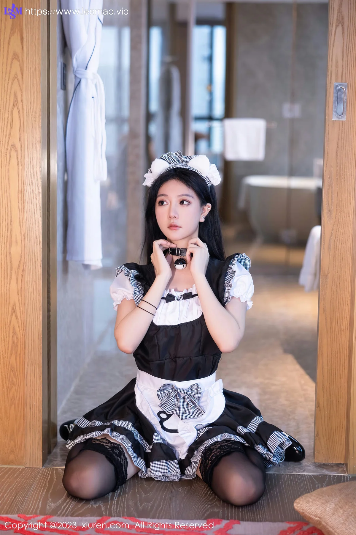 XiuRen 秀人 No.7237  幼幼 白黑色女仆性感写真111 - 20