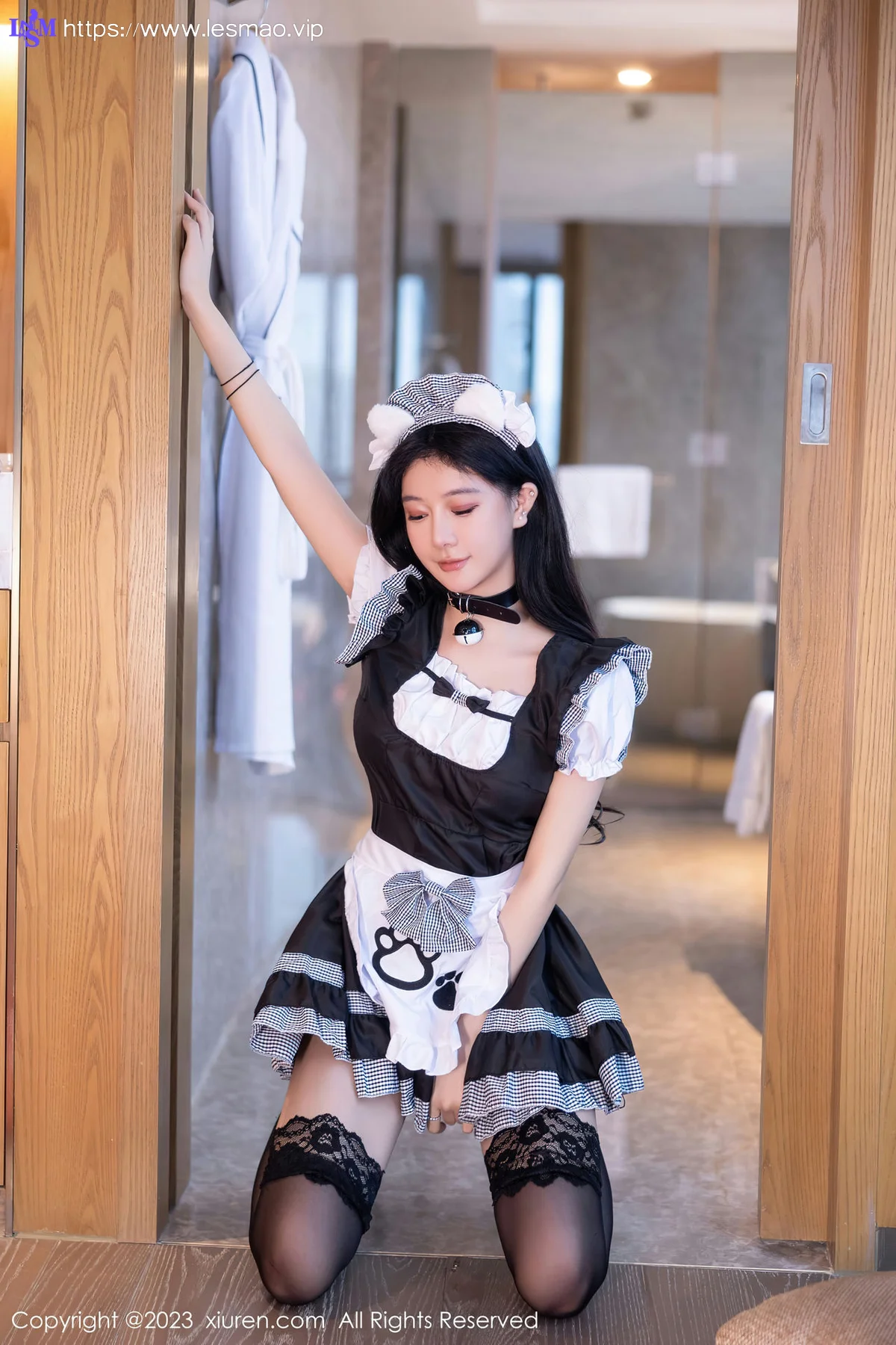 XiuRen 秀人 No.7237  幼幼 白黑色女仆性感写真111 - 21