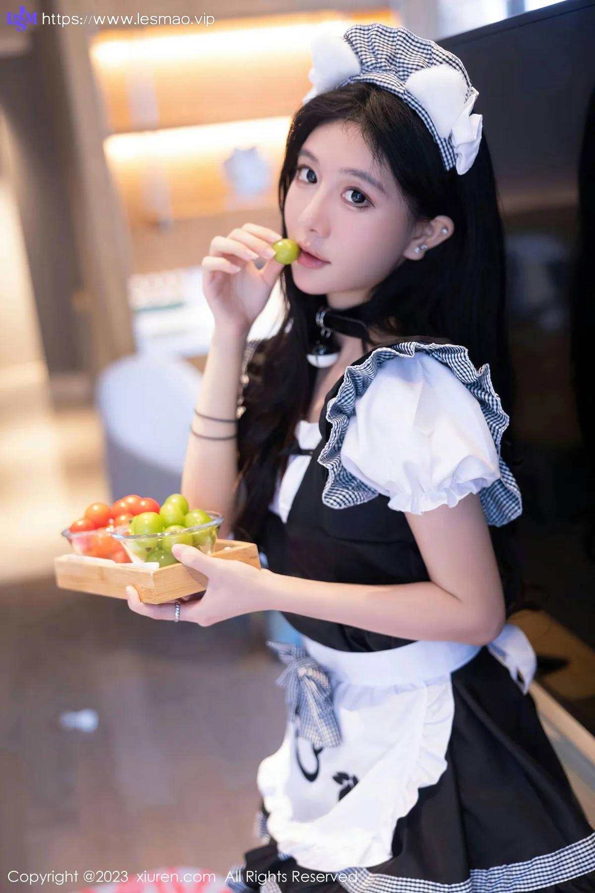 XiuRen 秀人 No.7237  幼幼 白黑色女仆性感写真111 - 29