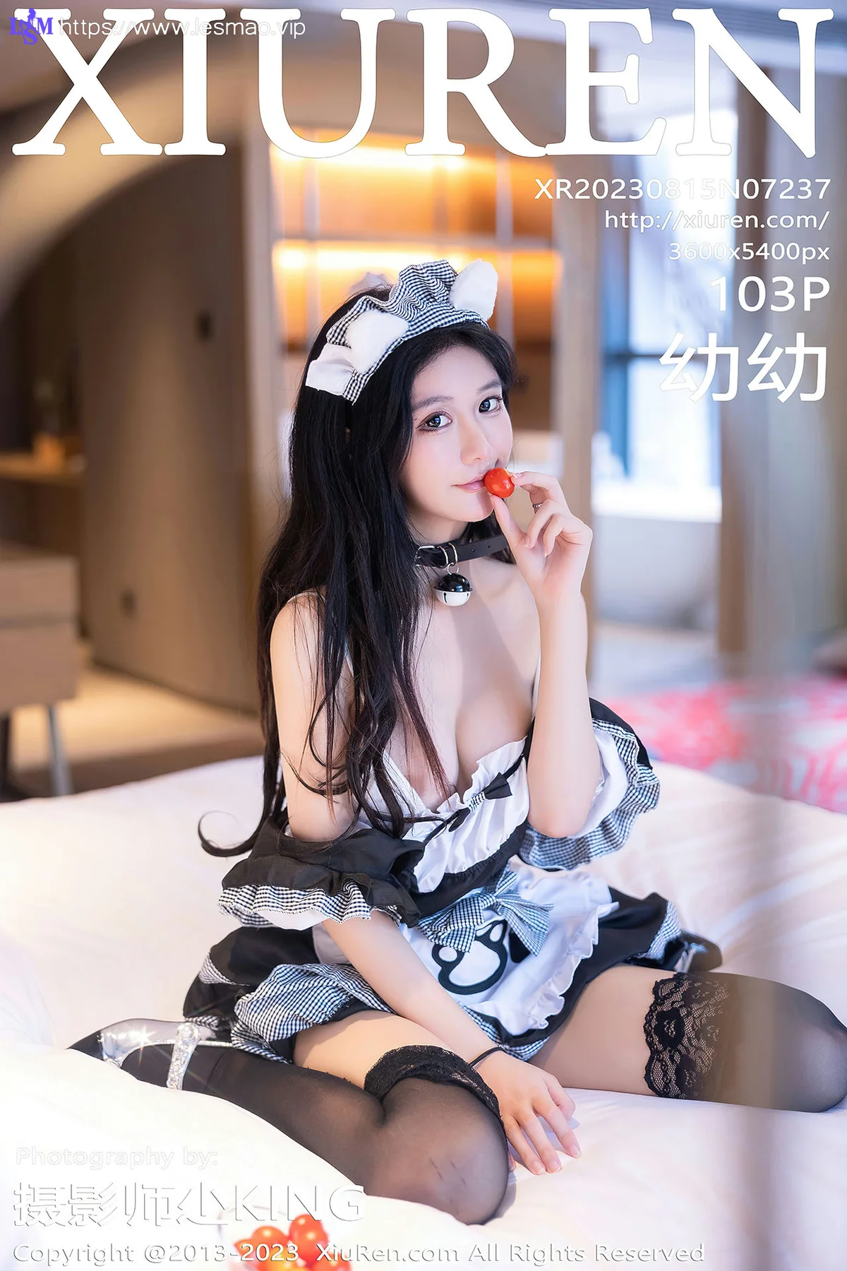 XiuRen 秀人 No.7237  幼幼 白黑色女仆性感写真111 - 104