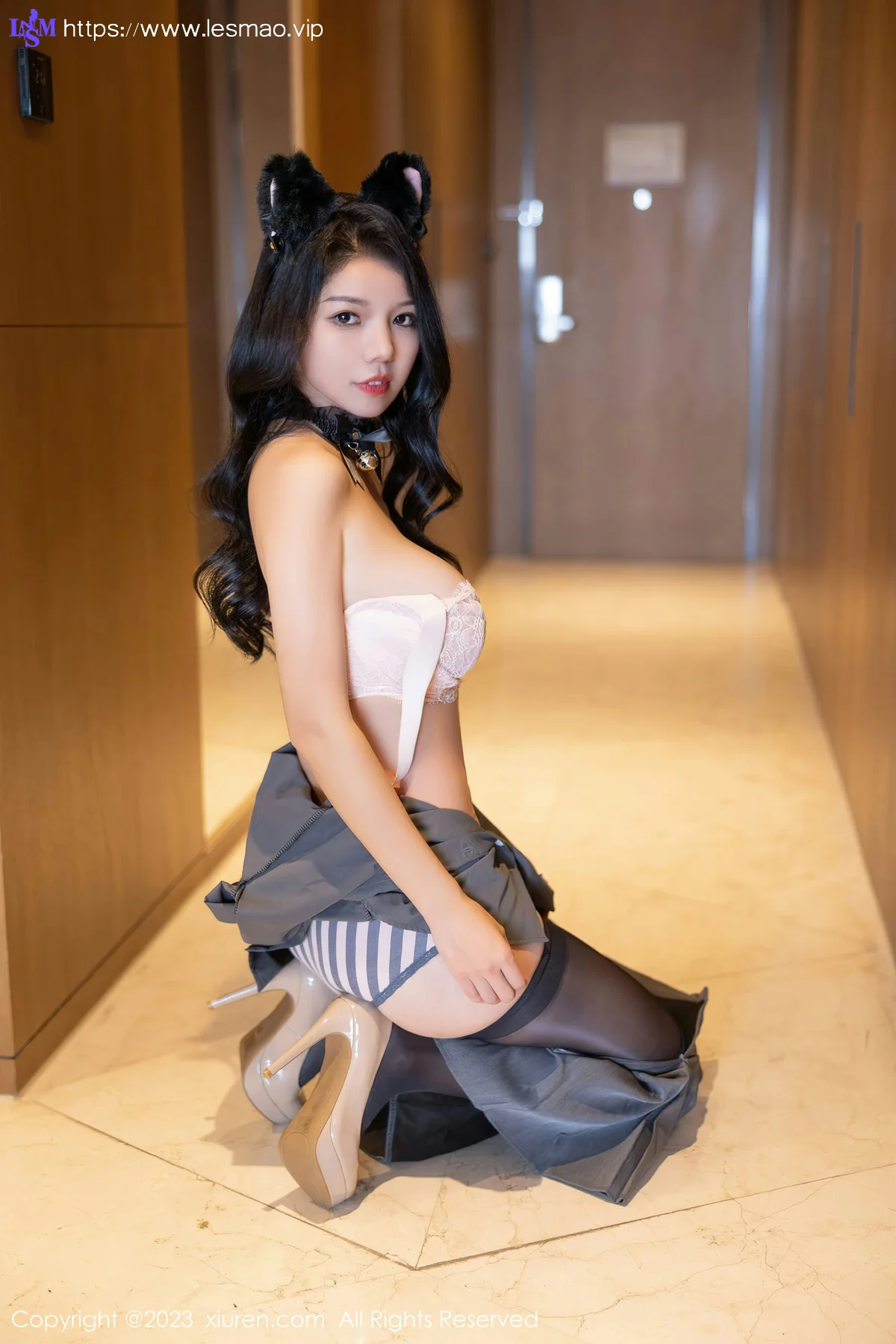XiuRen 秀人 No.7238  大美妞儿 白色蕾丝内衣性感写真3 - 27