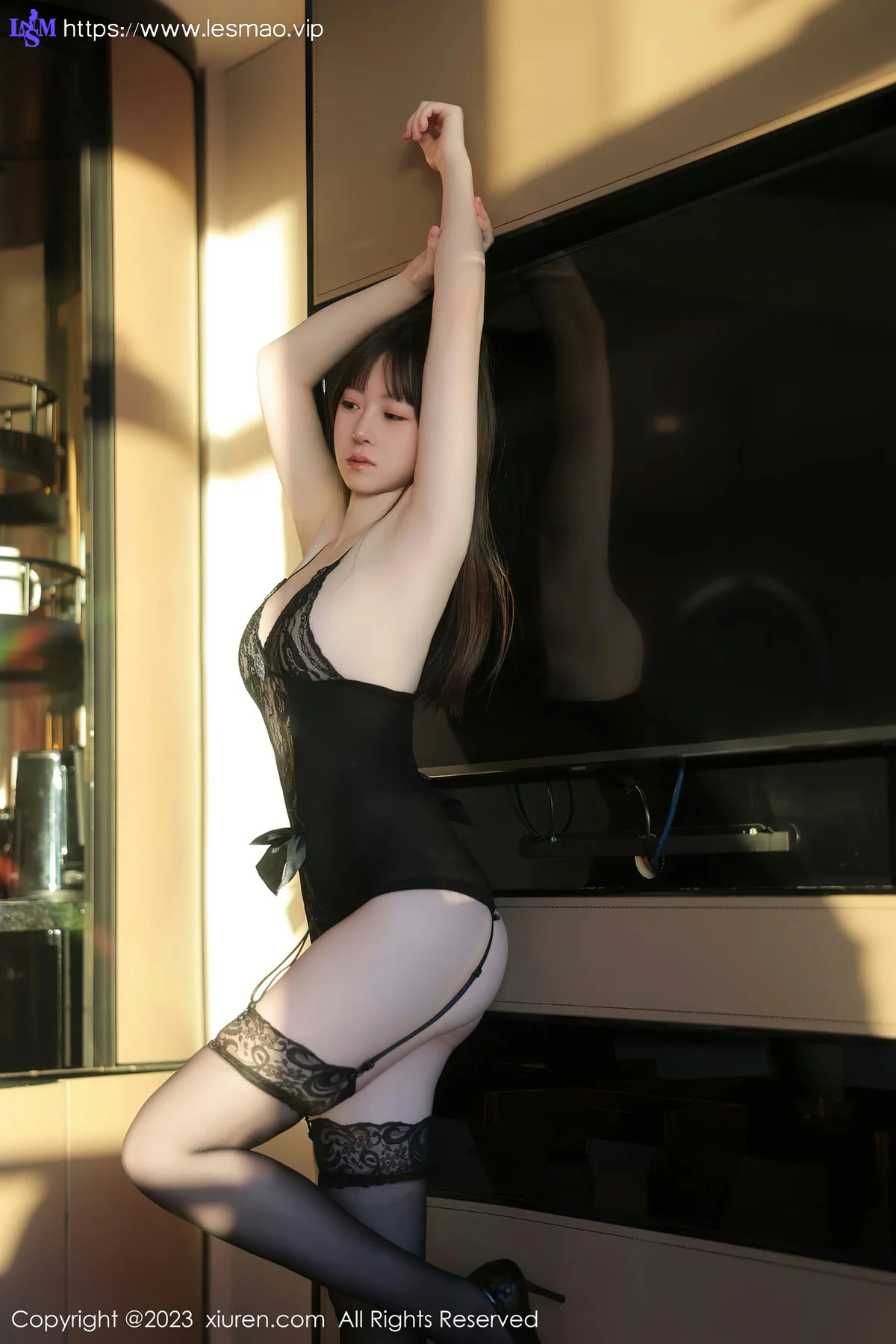 XiuRen 秀人 No.7250  林悠悠 黑色蕾丝性感写真3 - 35