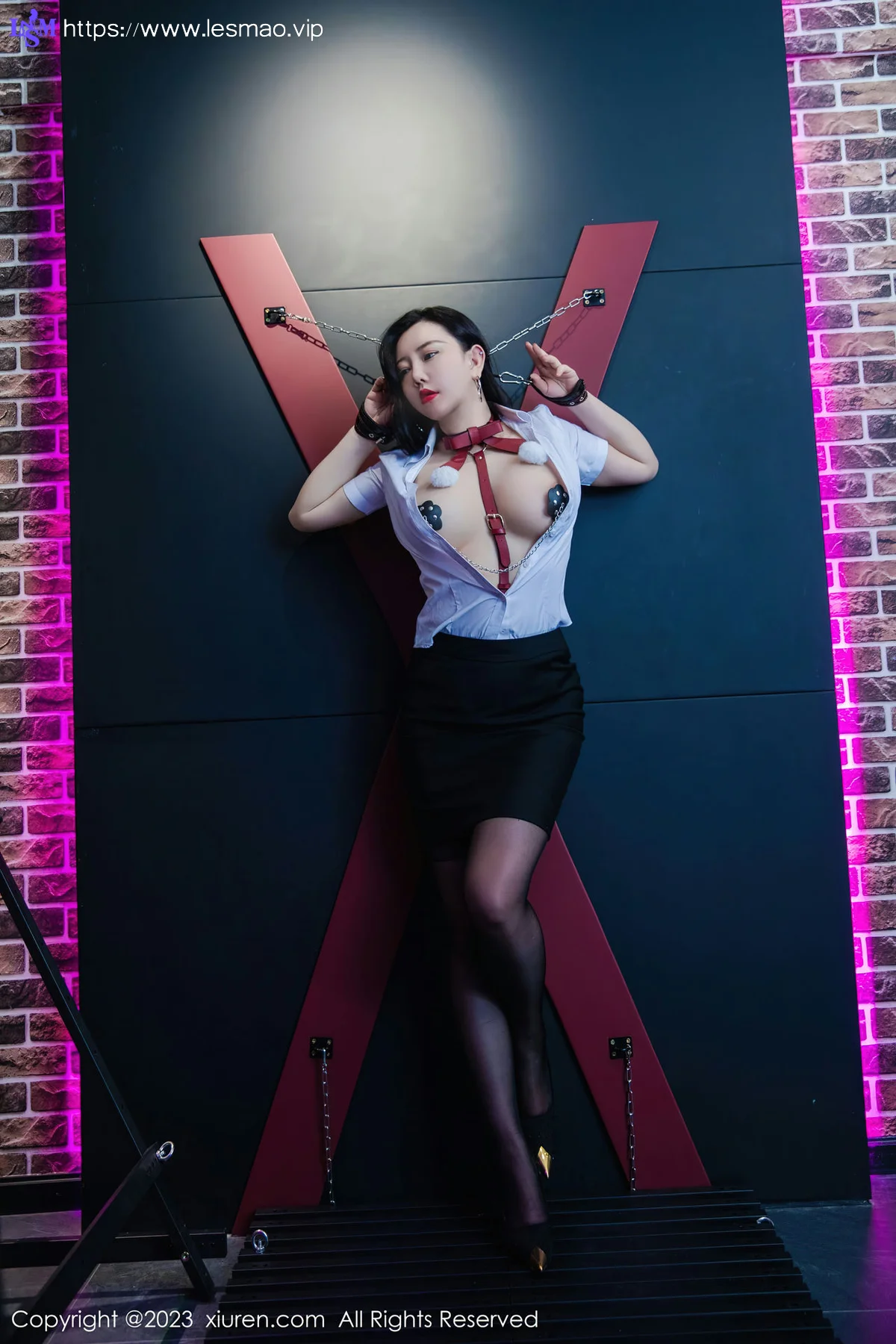 XiuRen 秀人 No.7267  王婉悠Queen 魅惑黑丝性感写真3 - 17