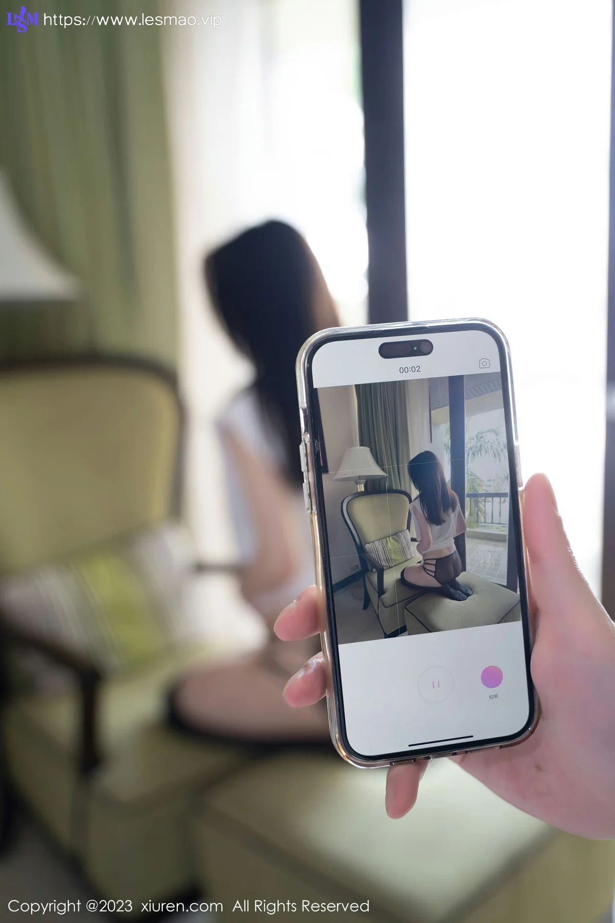 XiuRen 秀人 No.7270  summer宝宝 黑色蕾丝内衣性感写真 - 44