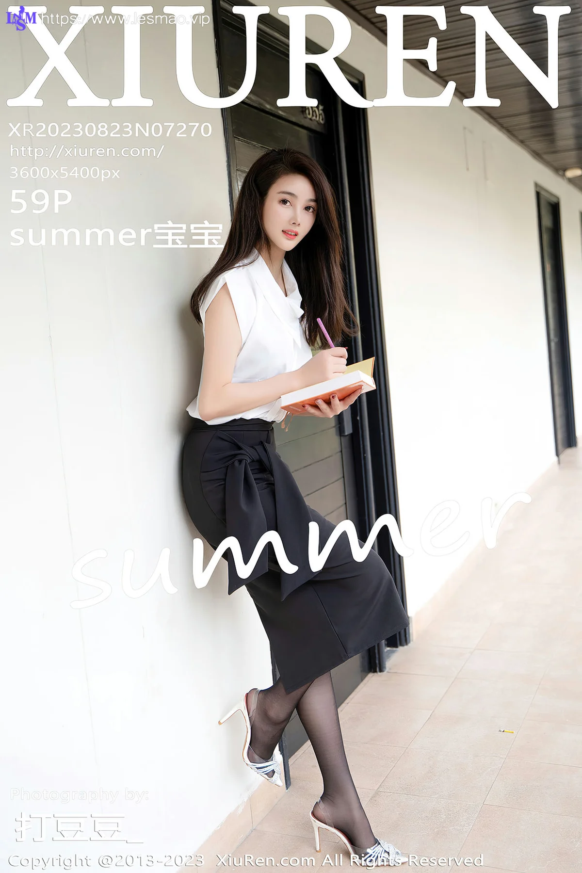 XiuRen 秀人 No.7270  summer宝宝 黑色蕾丝内衣性感写真 - 60