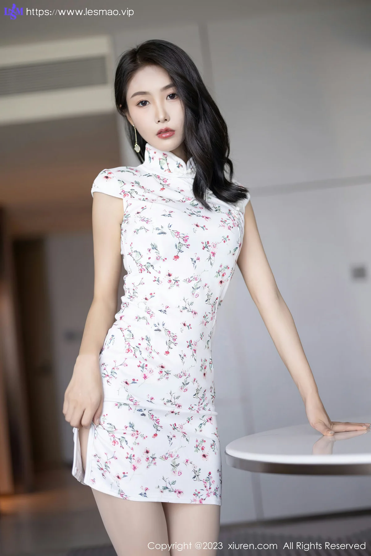 XiuRen 秀人 No.7279  苏苏阿 图案旗袍服饰性感写真22 - 3